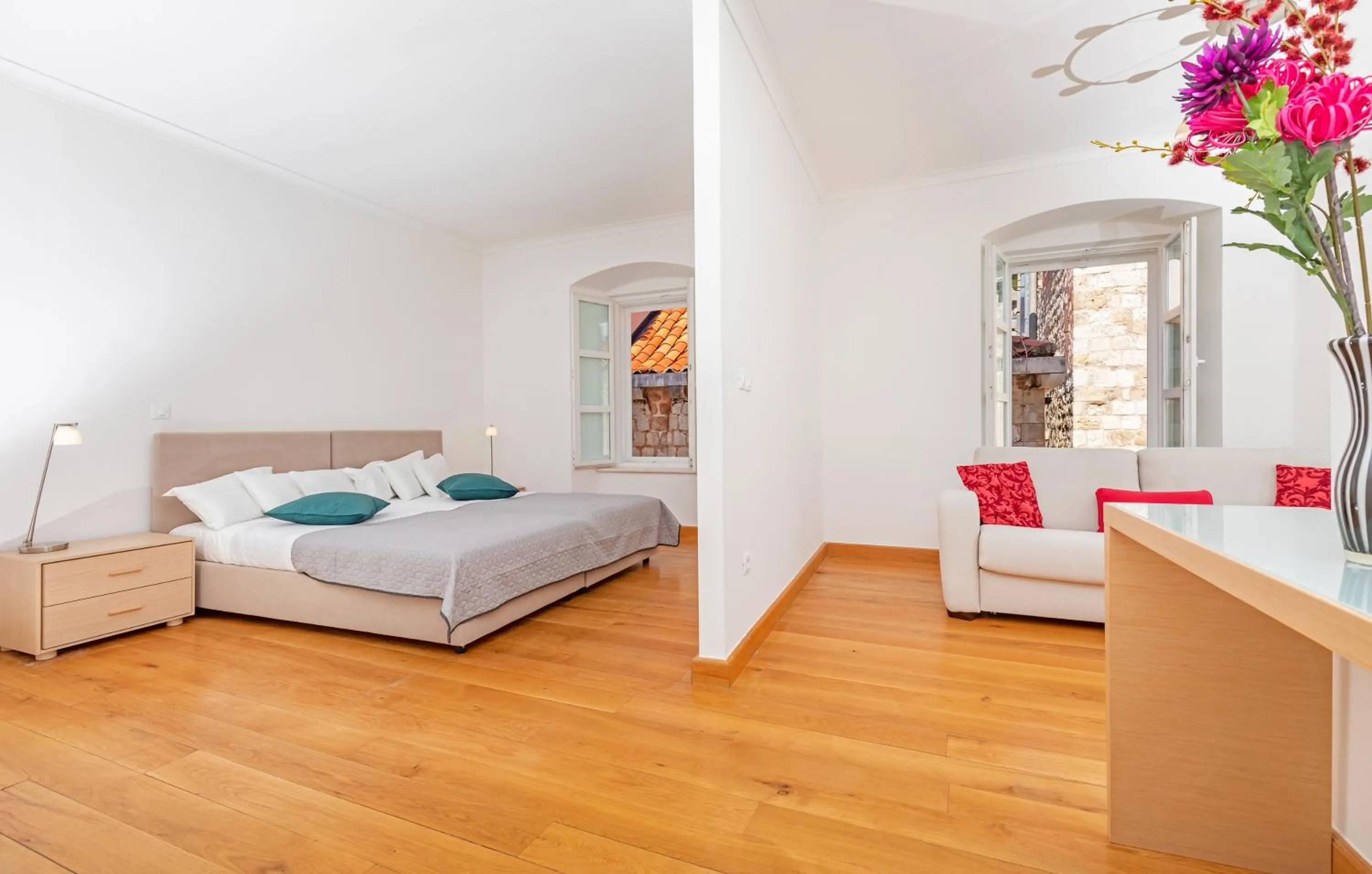 Bed in Apartments Feri