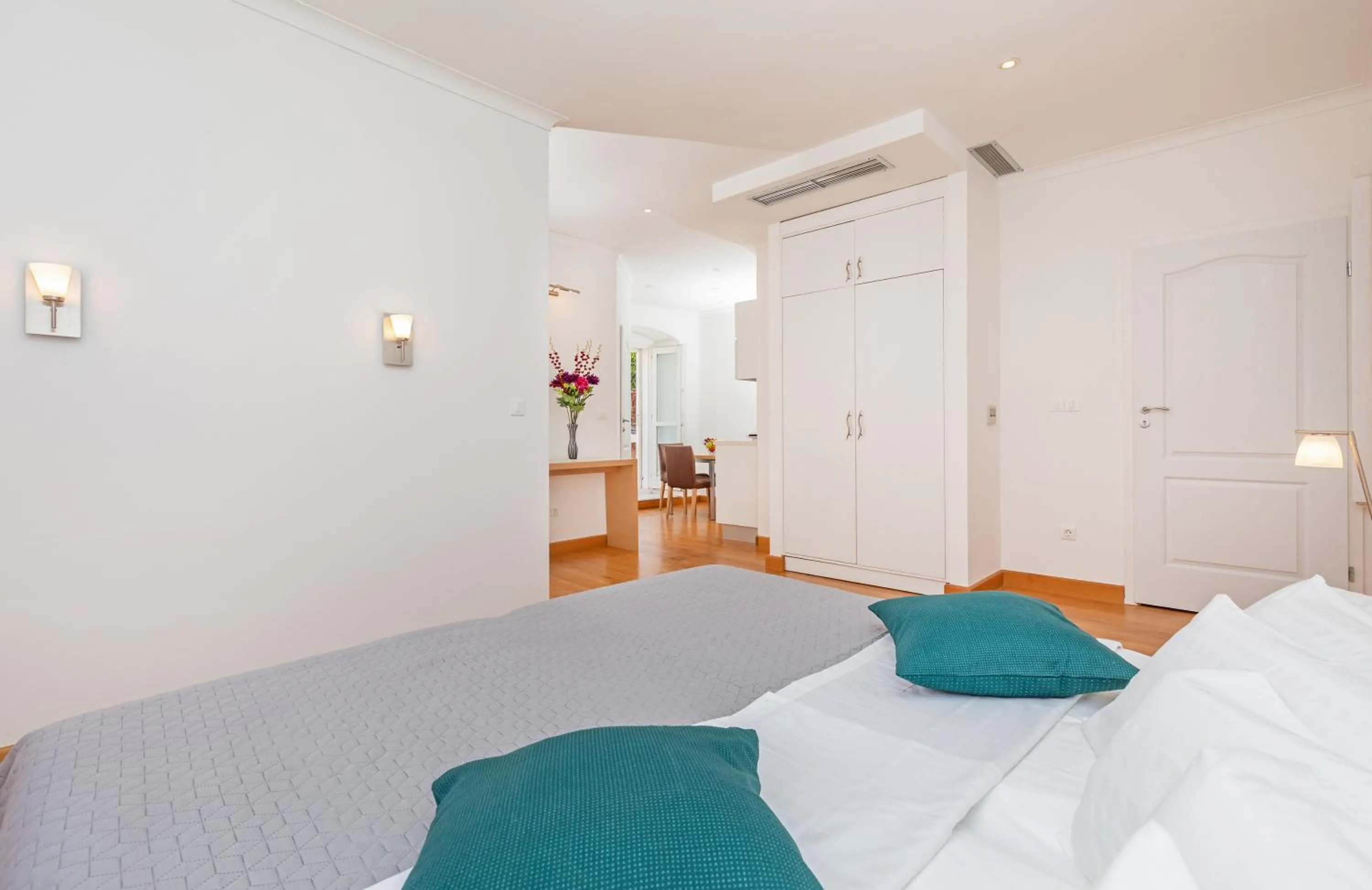 Bed in Apartments Feri