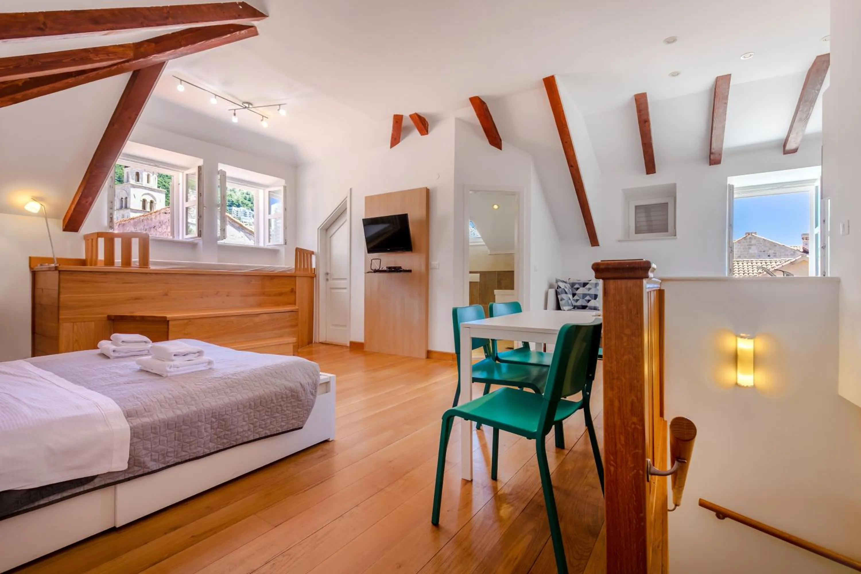 Bed in Apartments Feri