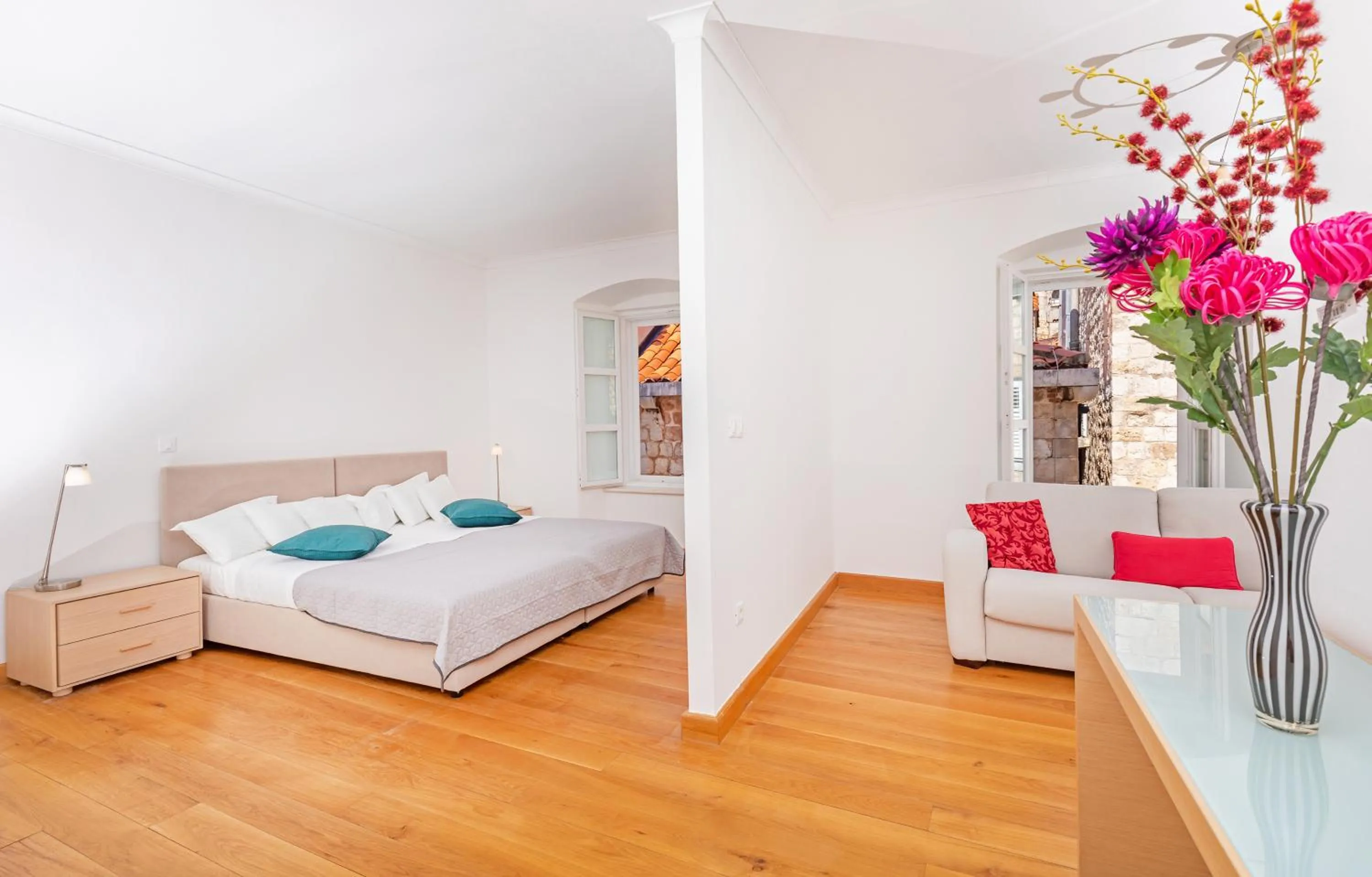 Bed in Apartments Feri