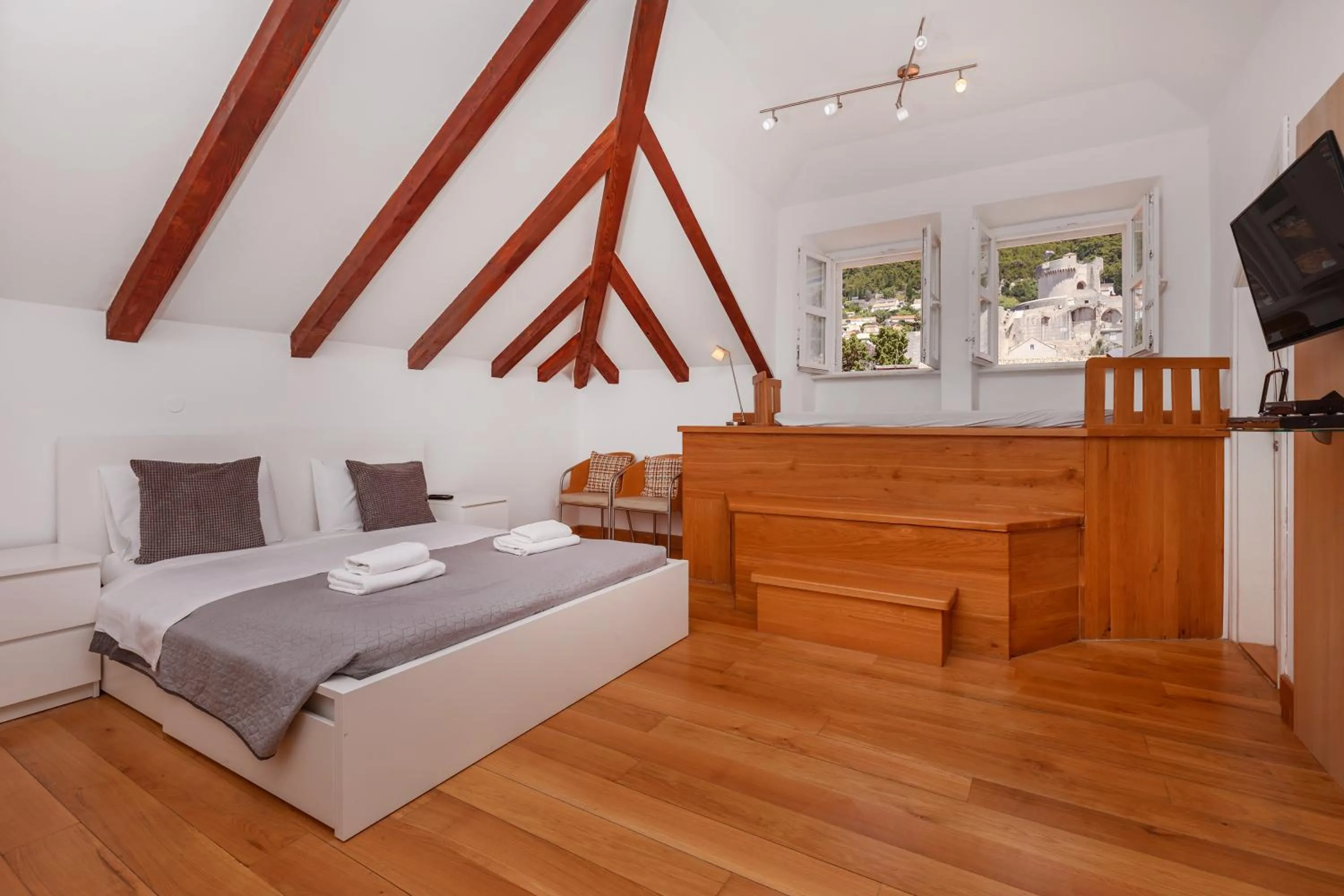 Bed in Apartments Feri
