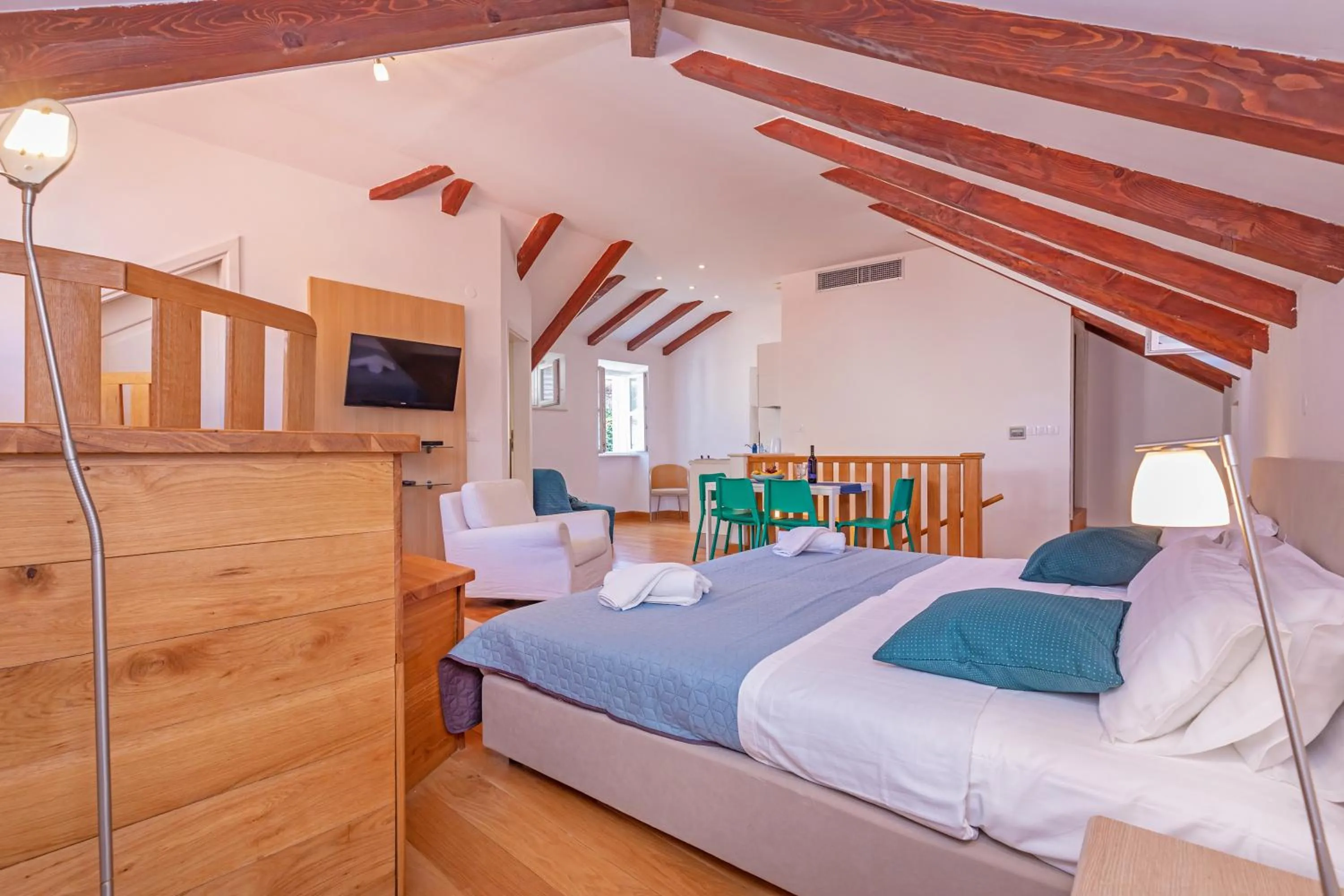 Bed in Apartments Feri