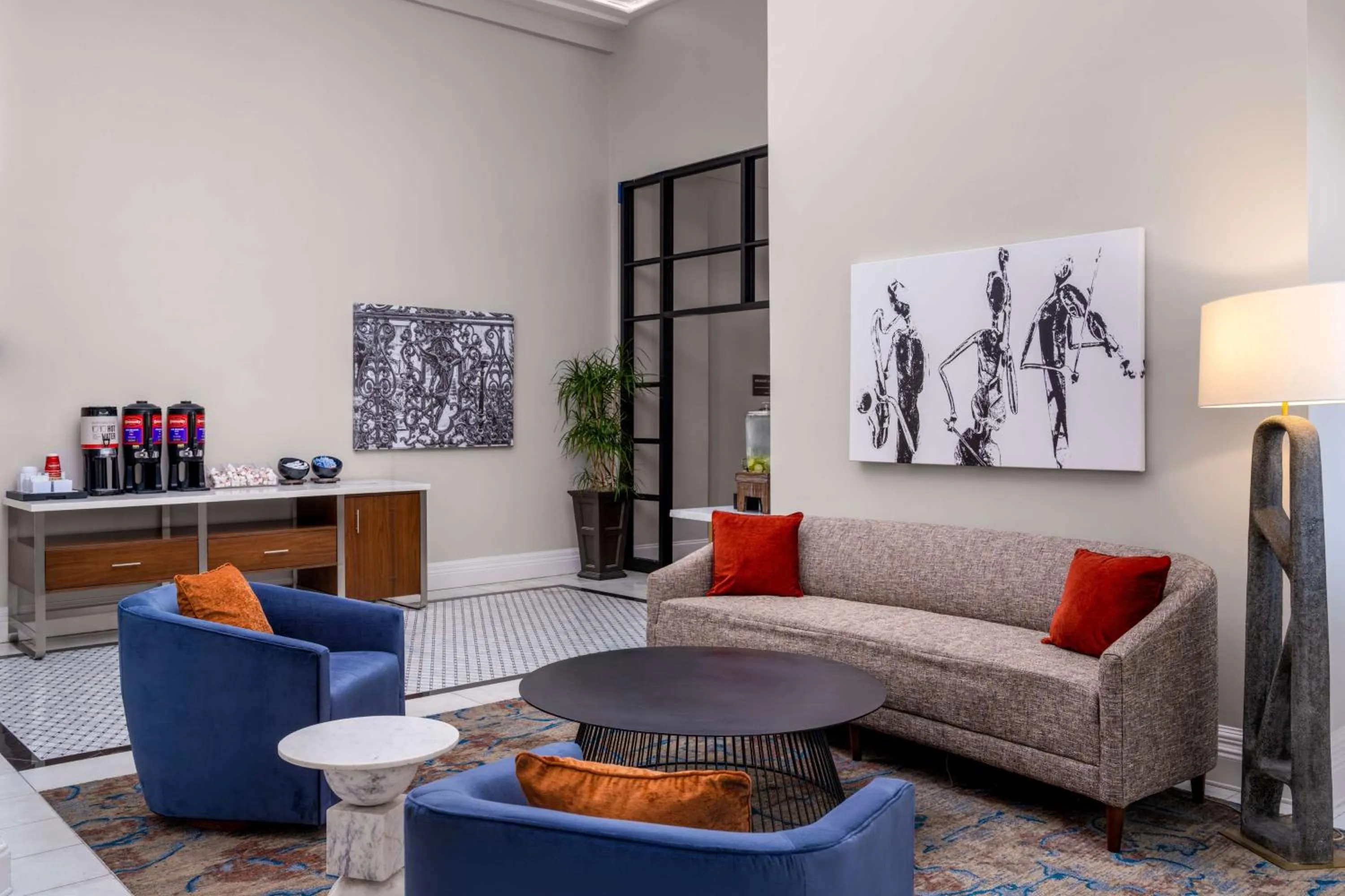 Lobby or reception in Hampton Inn & Suites New Orleans Canal St. French Quarter