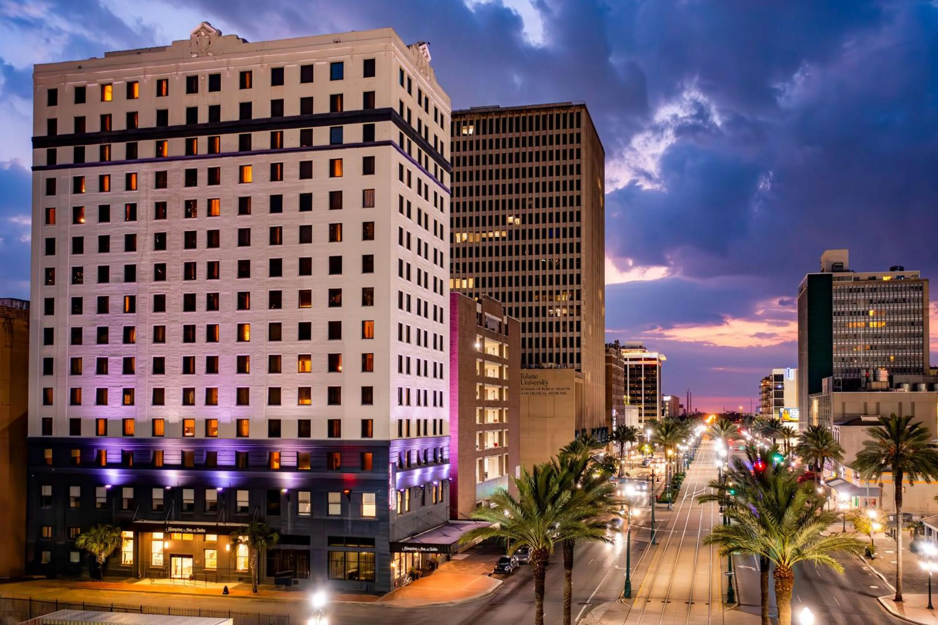 Property building in Hampton Inn & Suites New Orleans Canal St. French Quarter