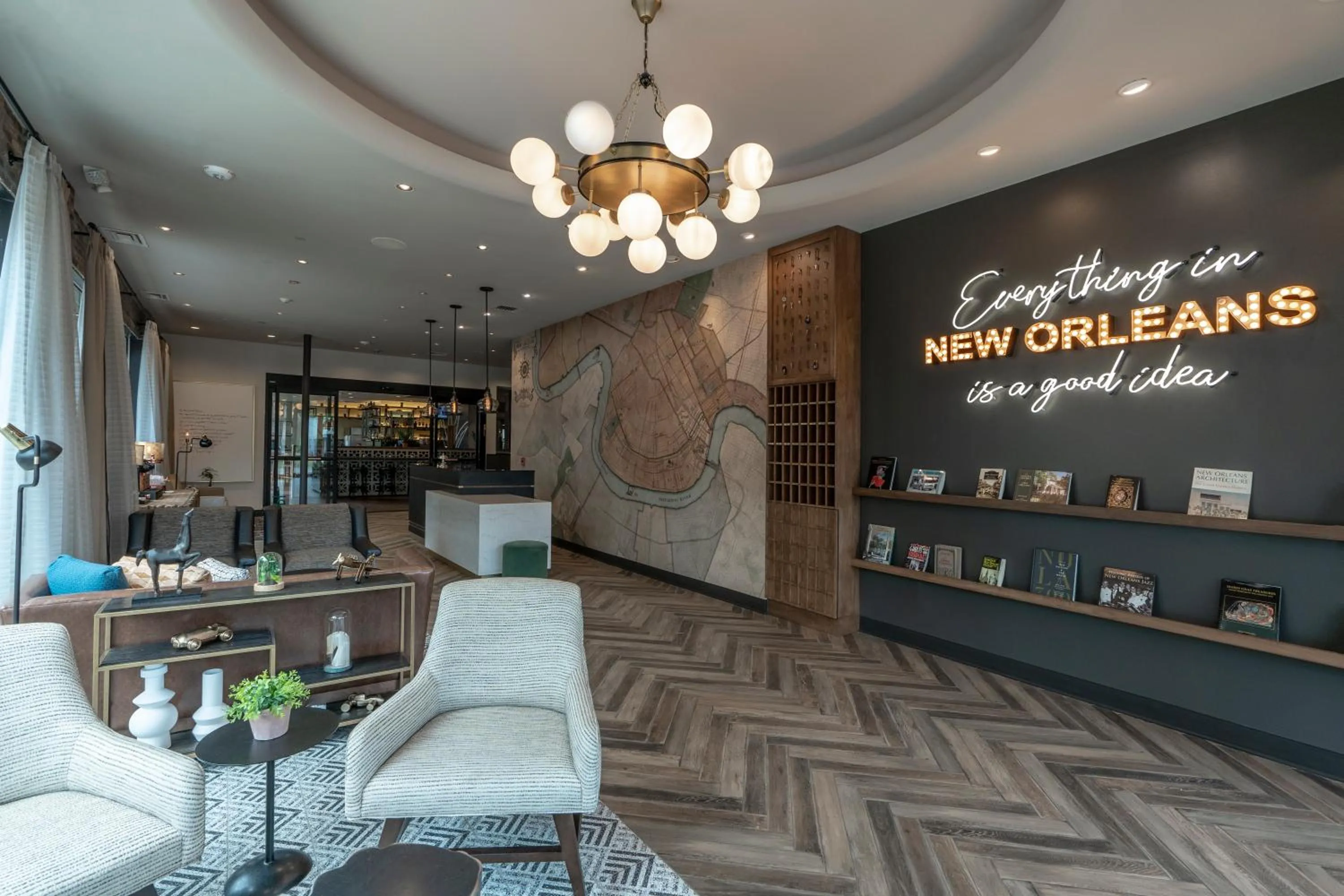 Lobby or reception in St Charles Coach House, an Ascend Collection Hotel
