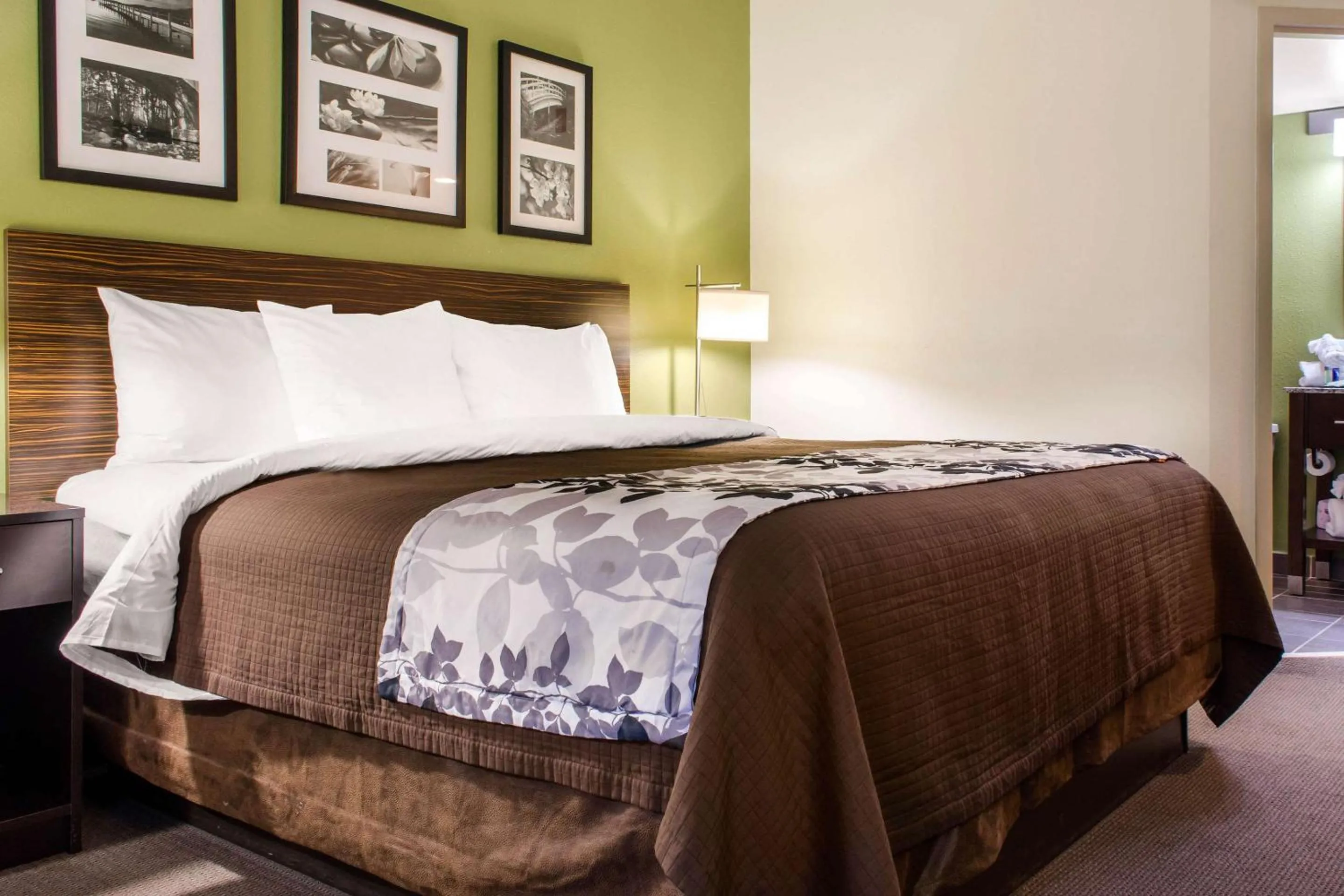 Bedroom, Bed in Sleep Inn & Suites Metairie - New Orleans West
