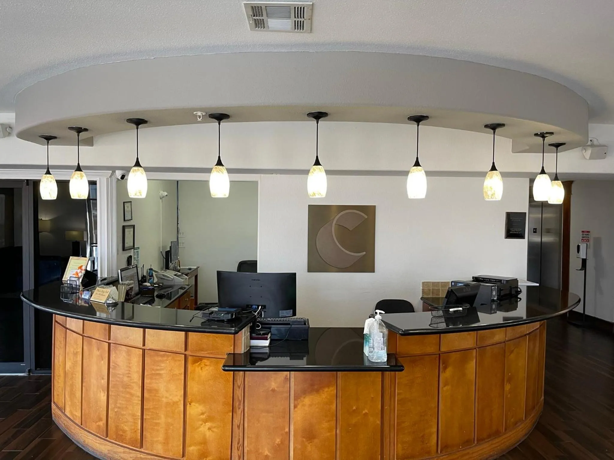 Lobby or reception in Comfort Suites Lake Charles