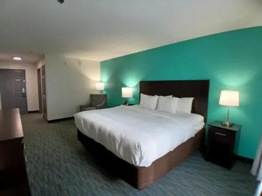 Bed in Quality Inn & Suites Houma