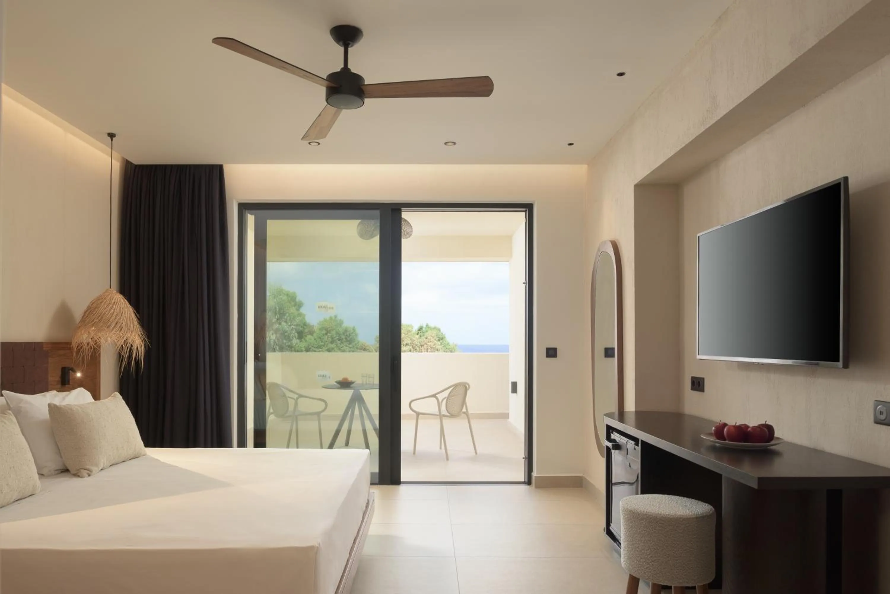 Bed in Fodele Beach Water Park Resort