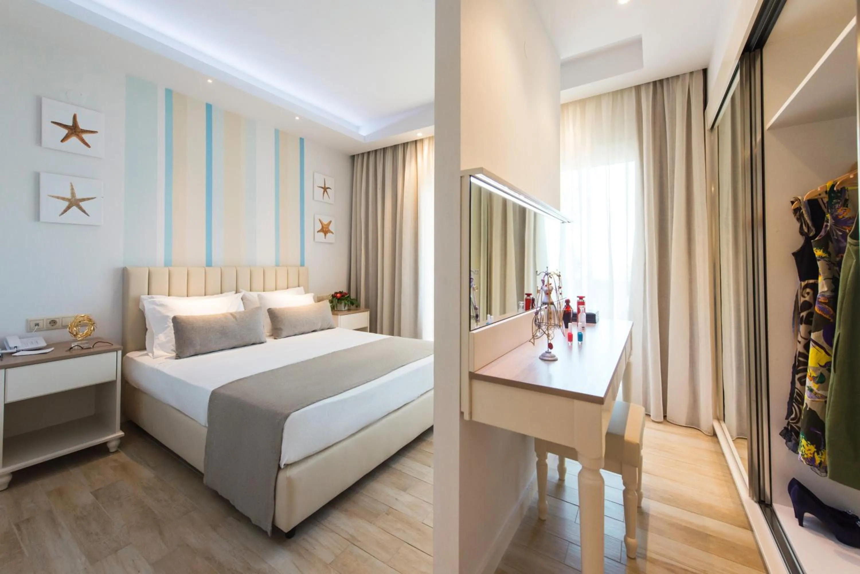 Bed in Fodele Beach Water Park Resort