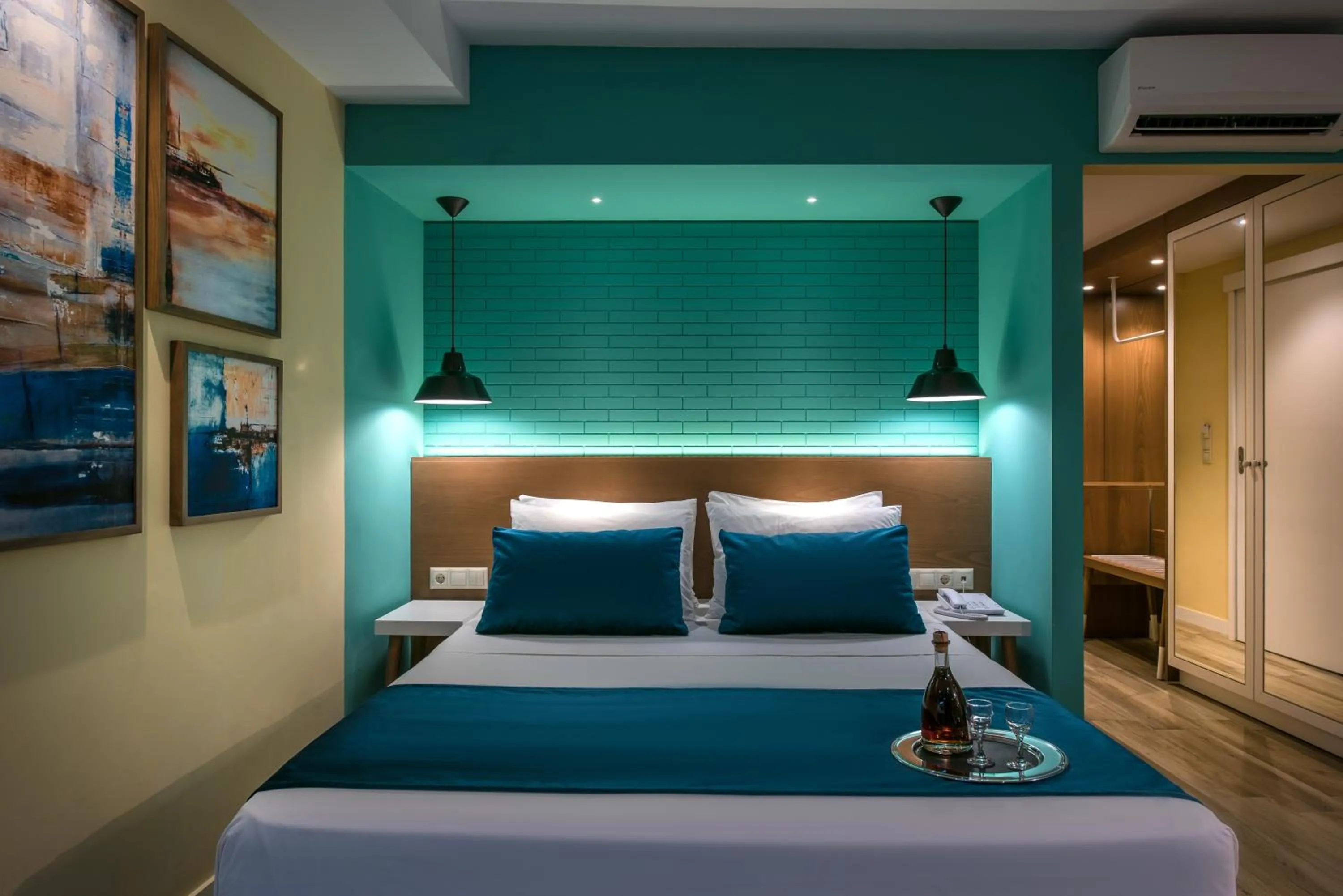 Bedroom, Bed in Fodele Beach Water Park Resort