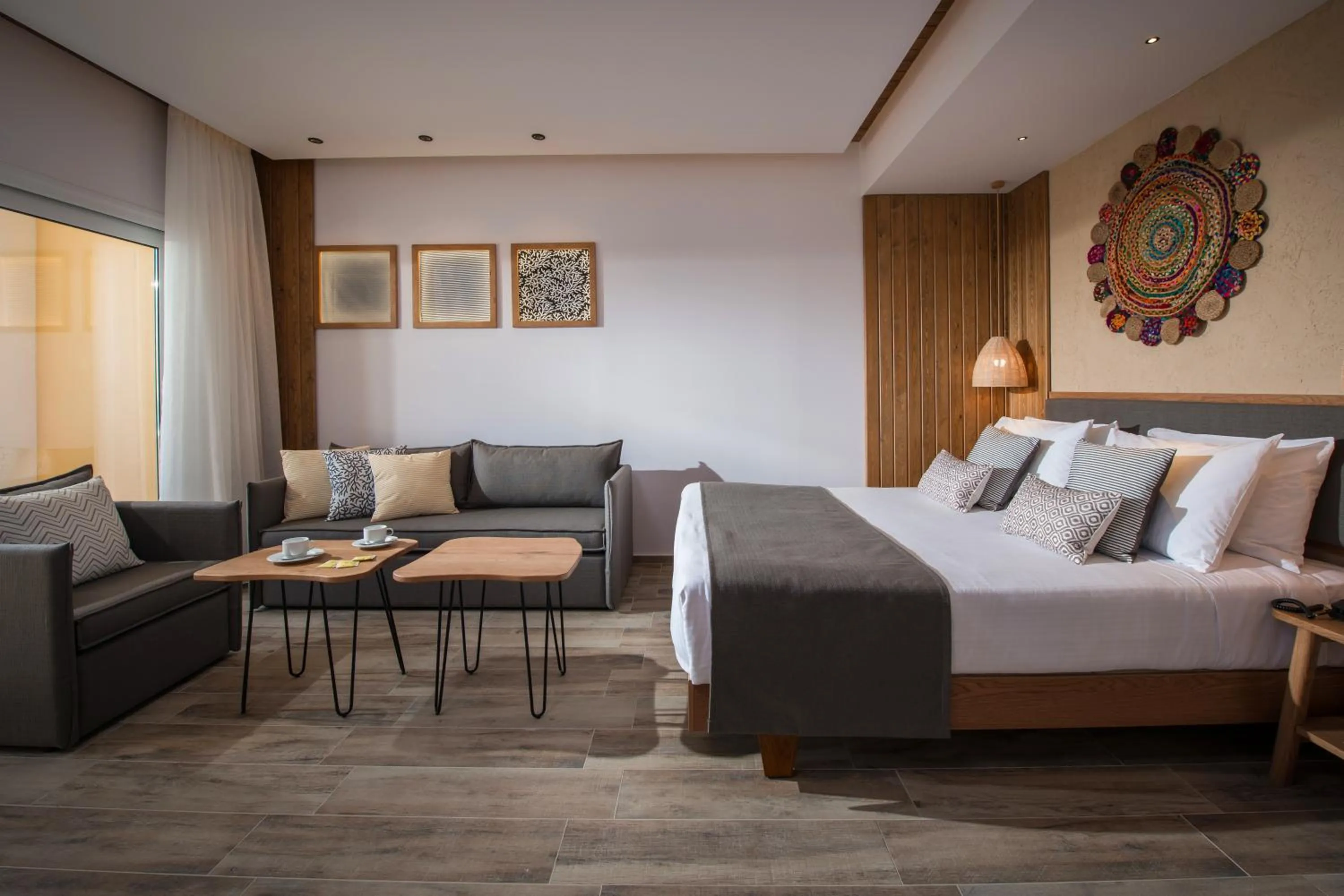 Bedroom, Bed in Fodele Beach Water Park Resort