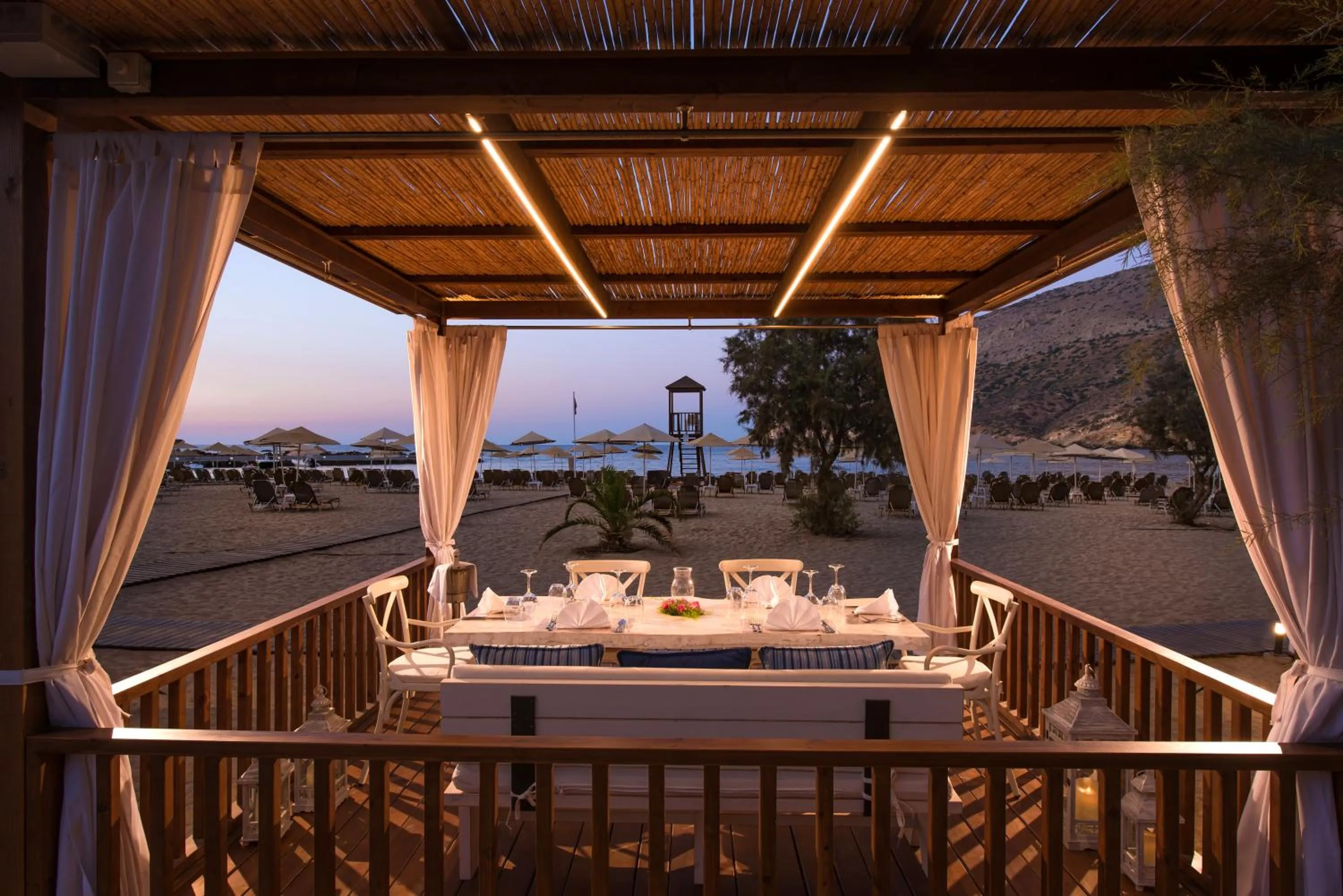 Beach in Fodele Beach Water Park Resort