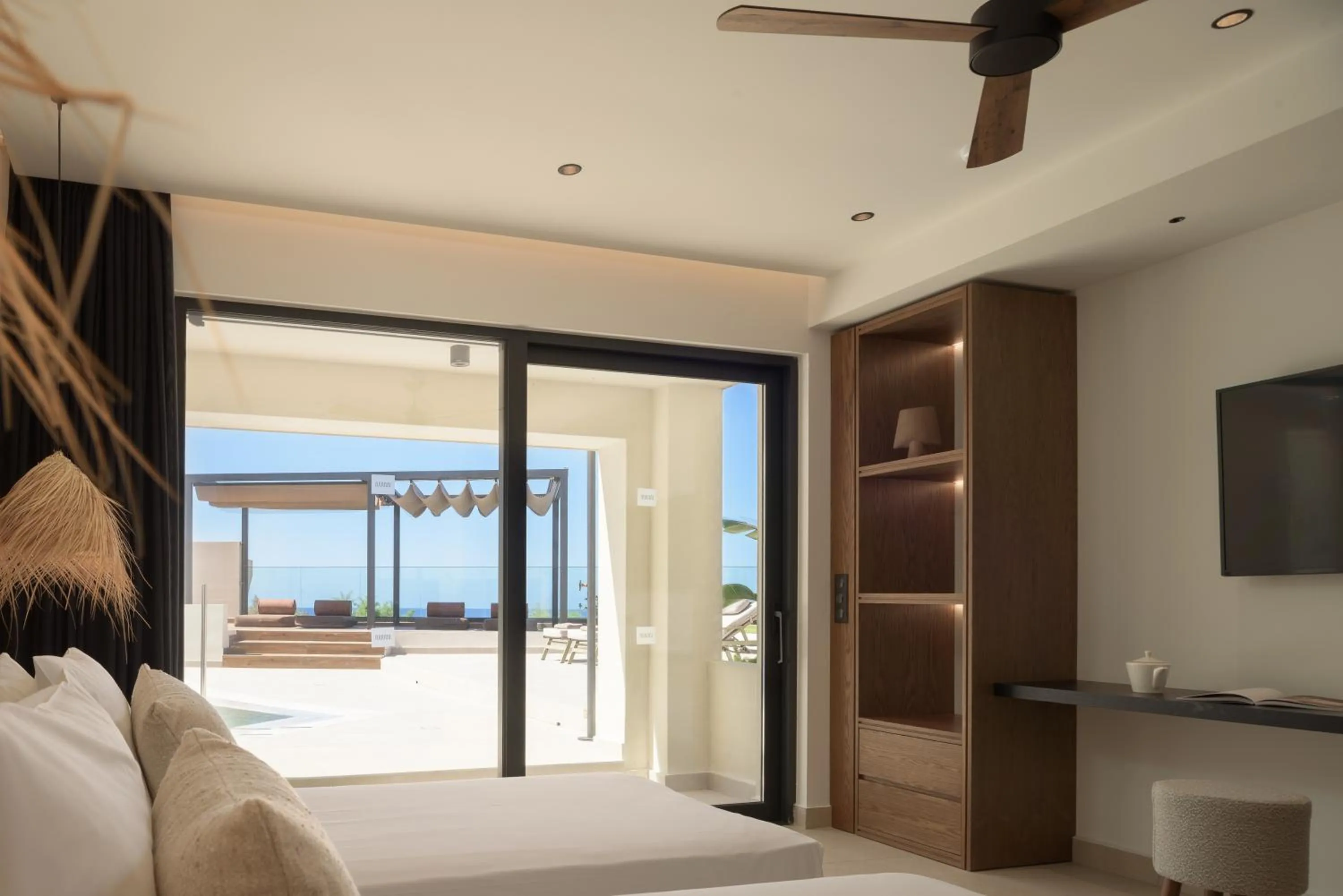 Bed in Fodele Beach Water Park Resort