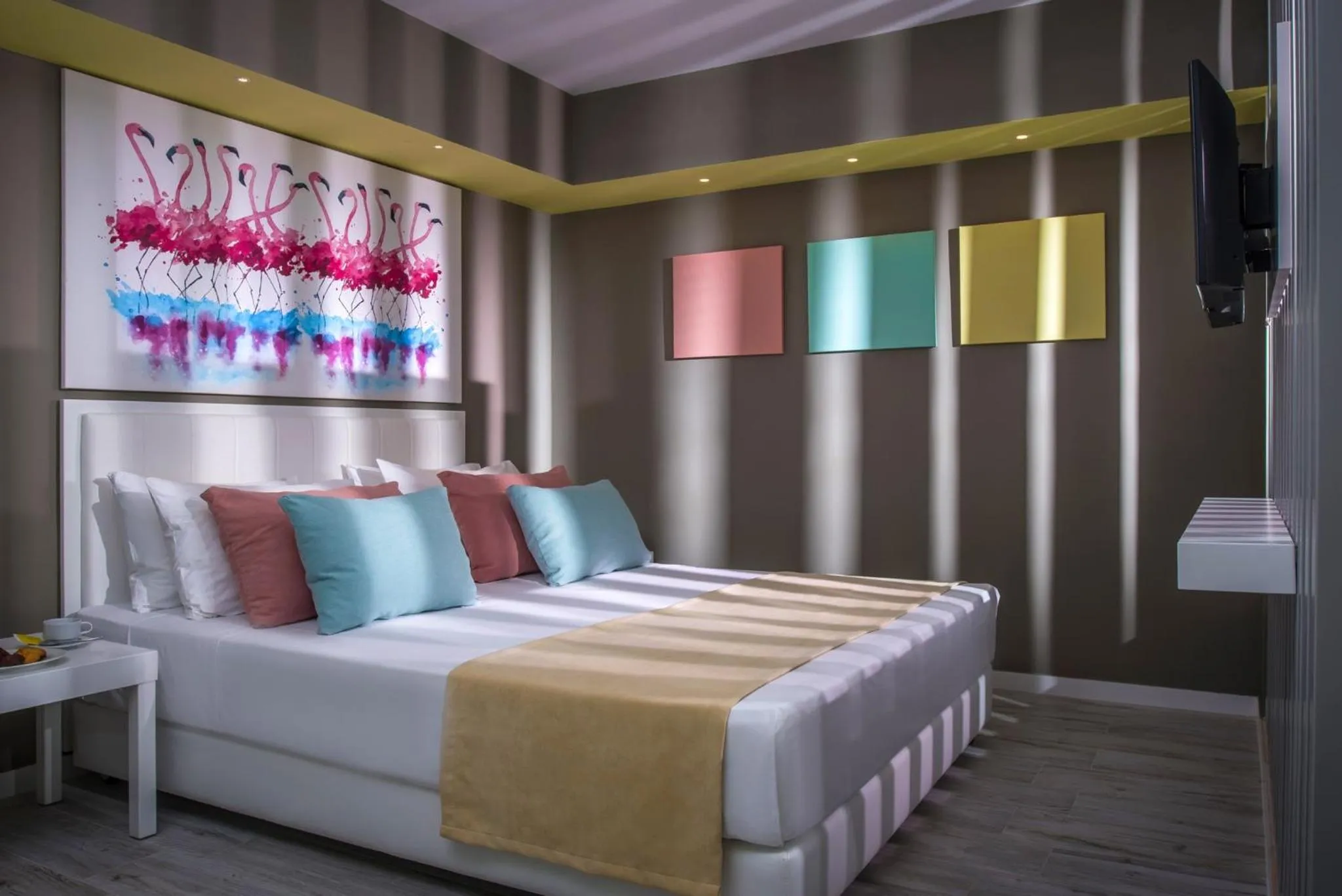 Bedroom, Bed in Fodele Beach Water Park Resort