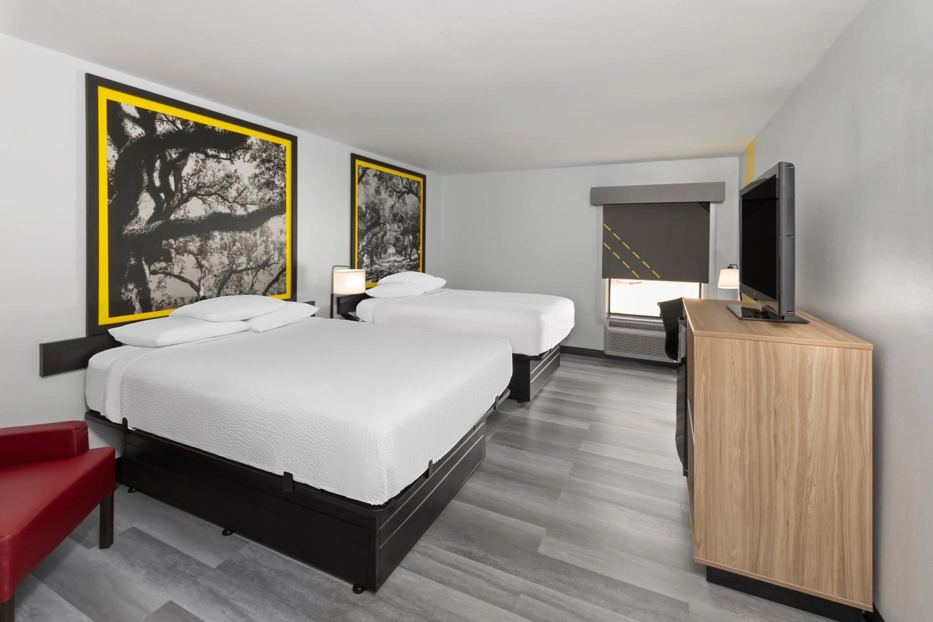 View (from property/room), Bed in Super 8 by Wyndham Alexandria LA