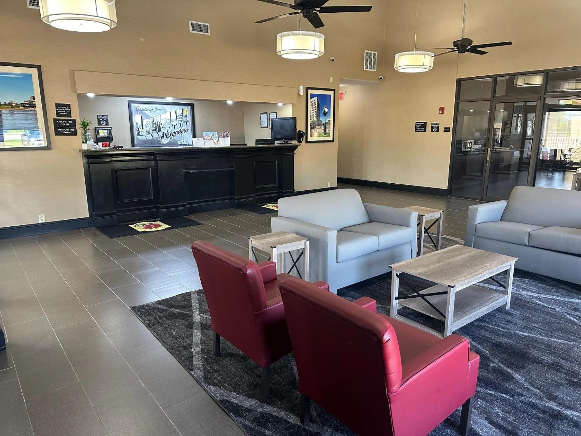 Lobby or reception in Super 8 by Wyndham Alexandria LA