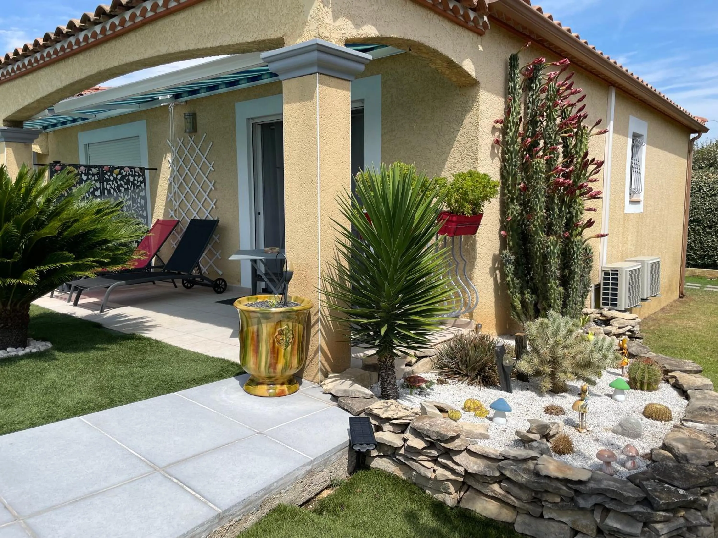 Garden view in Chambre avec charme