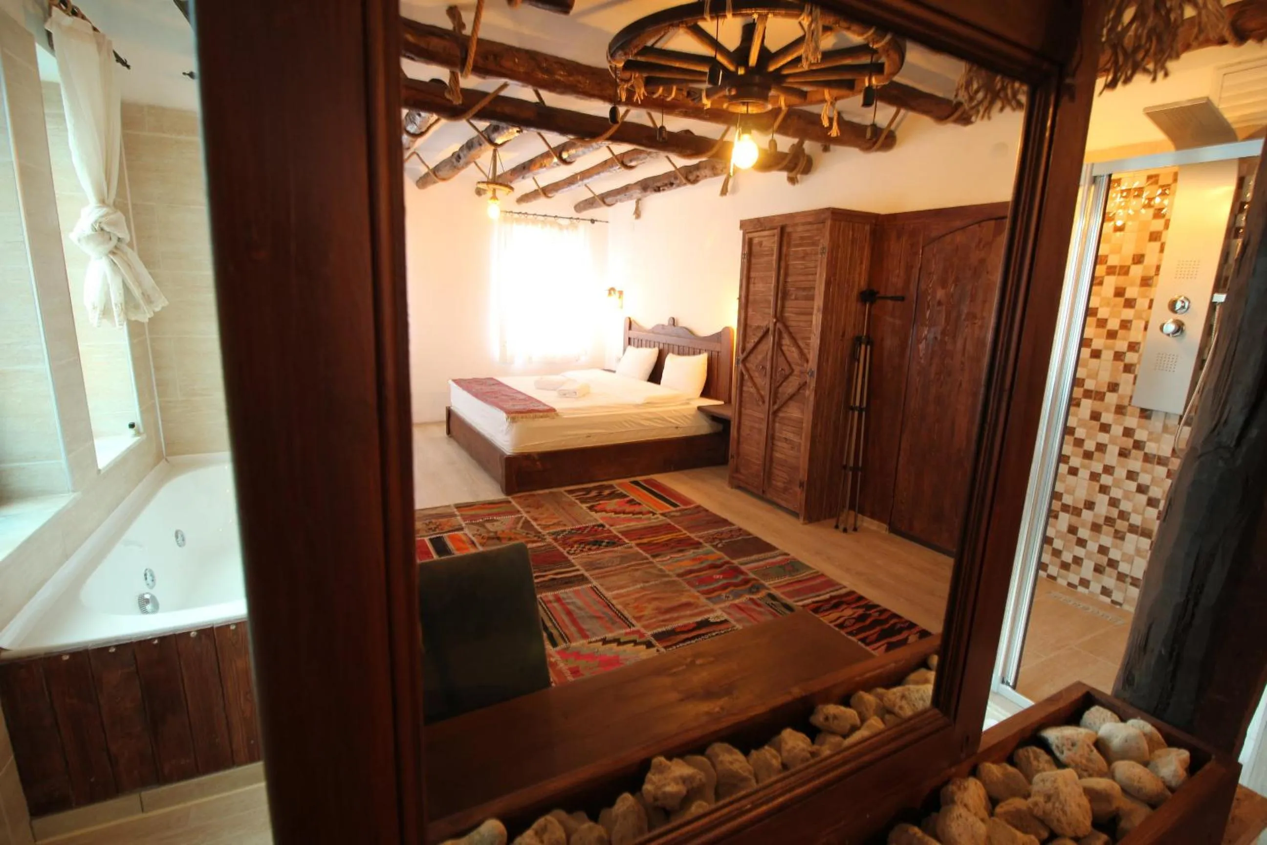 Bed in Kapadokya Konak