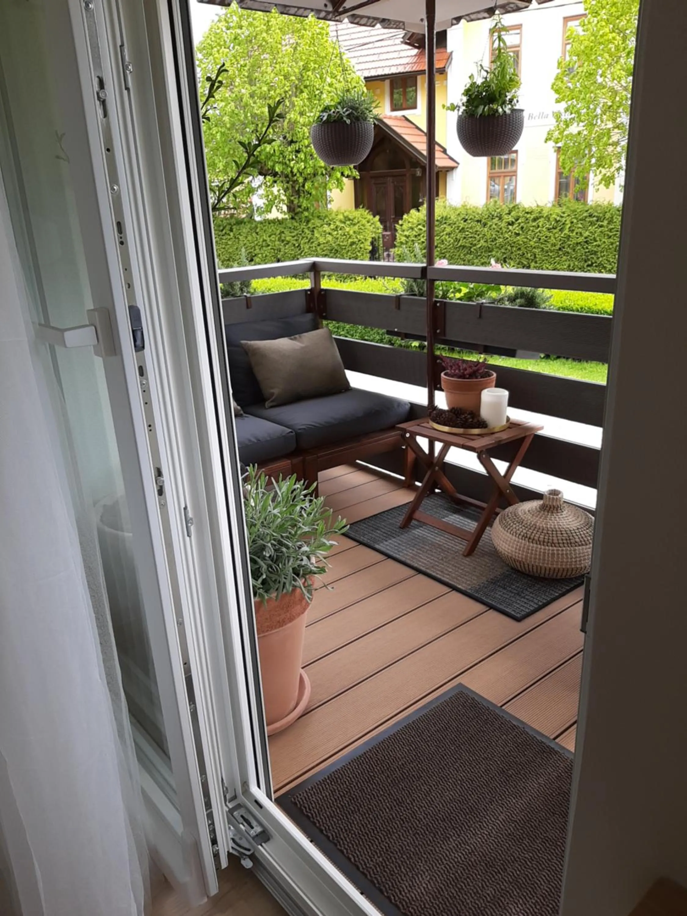 Balcony/Terrace in Apartment Galerija Bled