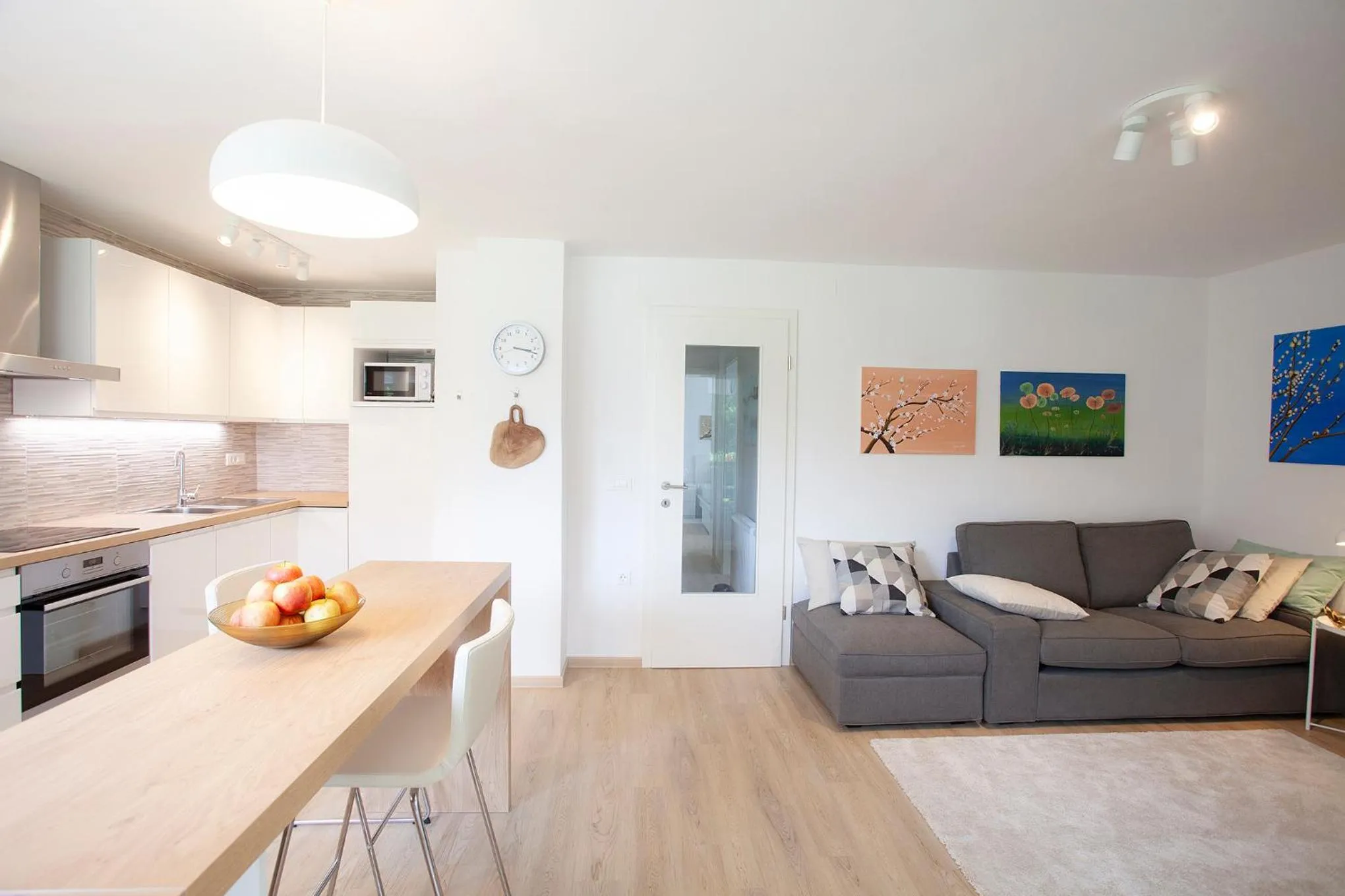 Kitchen or kitchenette in Apartment Galerija Bled