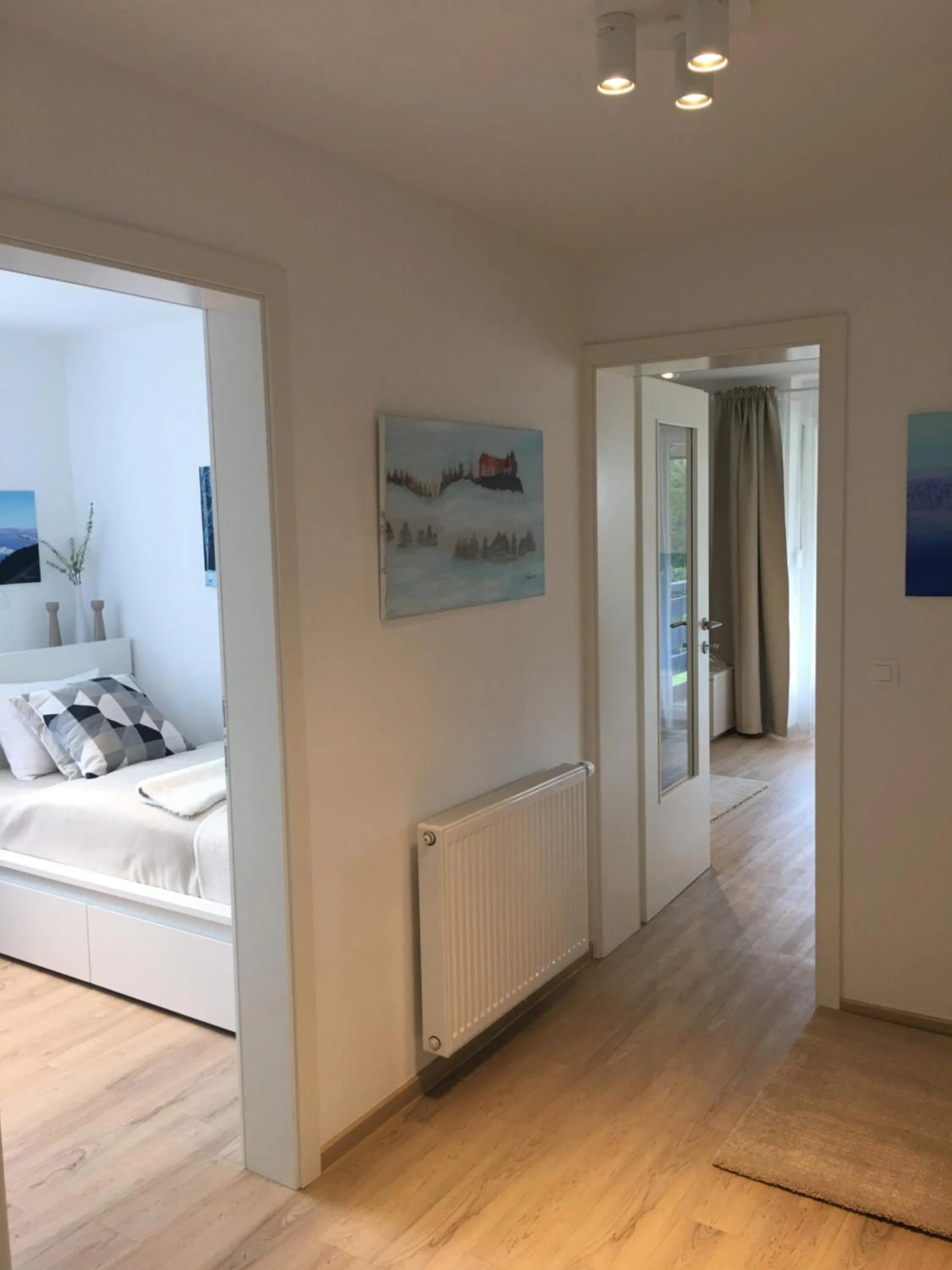 Photo of the whole room, Bed in Apartment Galerija Bled