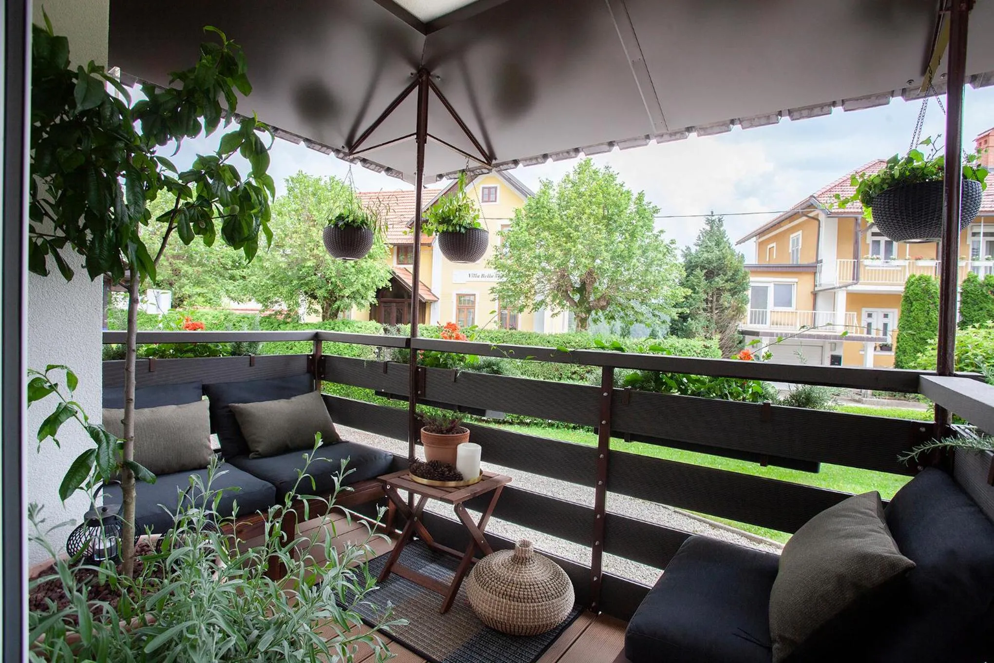 Balcony/Terrace in Apartment Galerija Bled