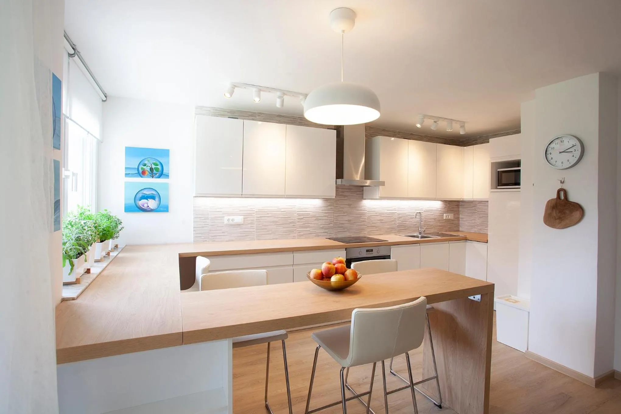 Kitchen or kitchenette in Apartment Galerija Bled