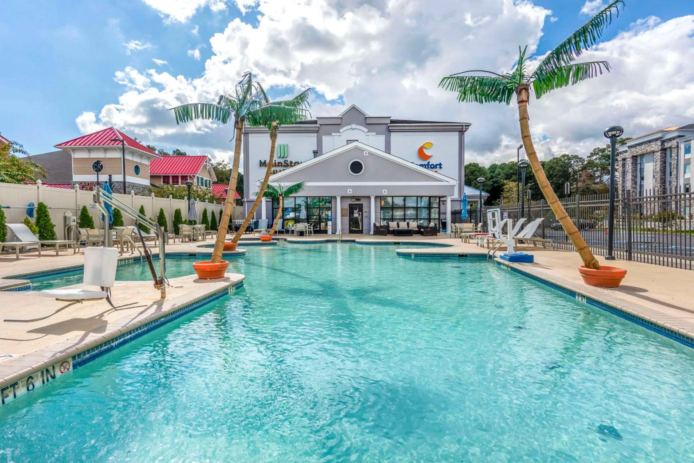 Swimming pool in Comfort Suites Ocean City West