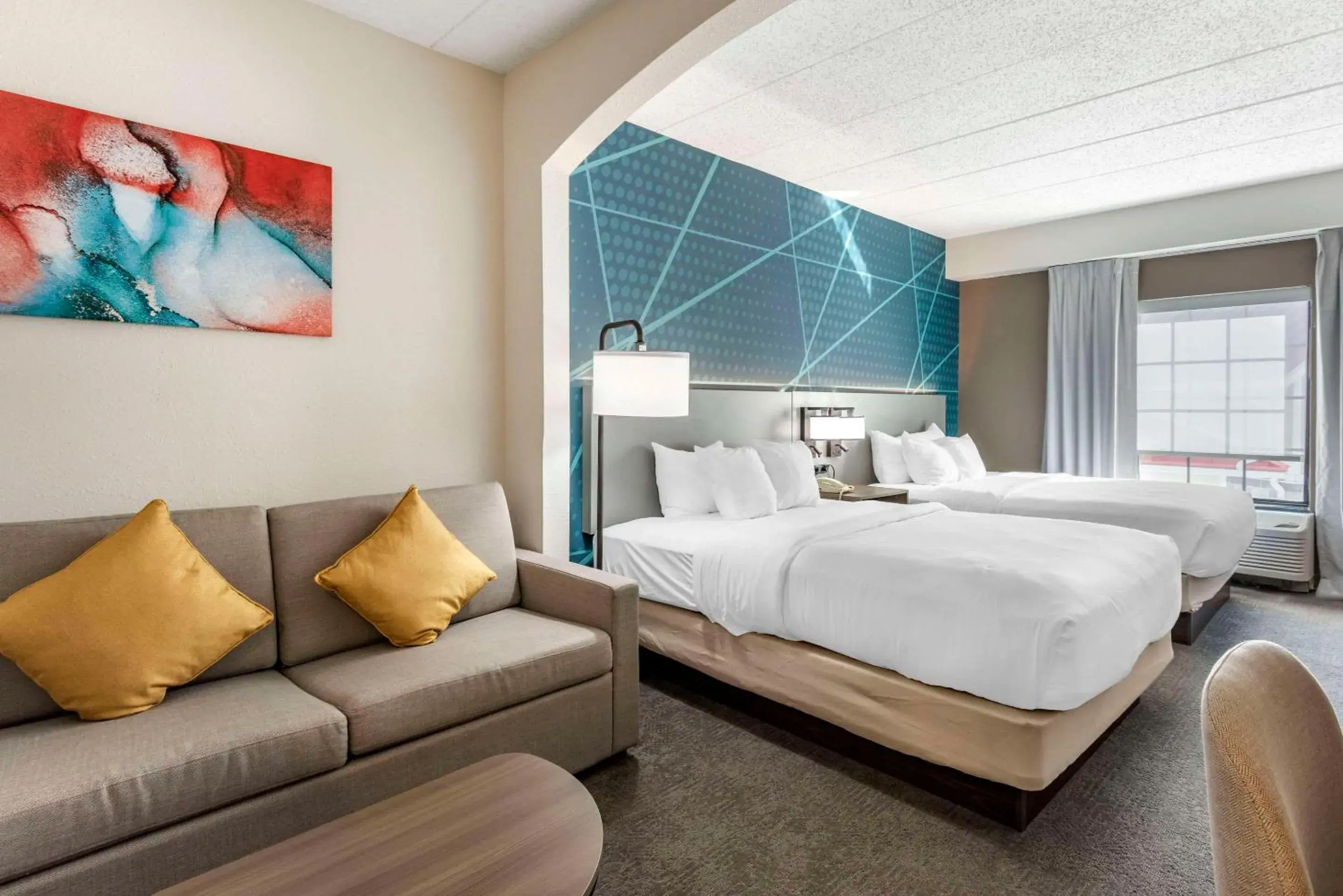 Queen Suite with Two Queen Beds - Non-Smoking in Comfort Suites Ocean City West Queen Suite with Two Queen Beds - Non-Smoking in Comfort Suites Ocean City West