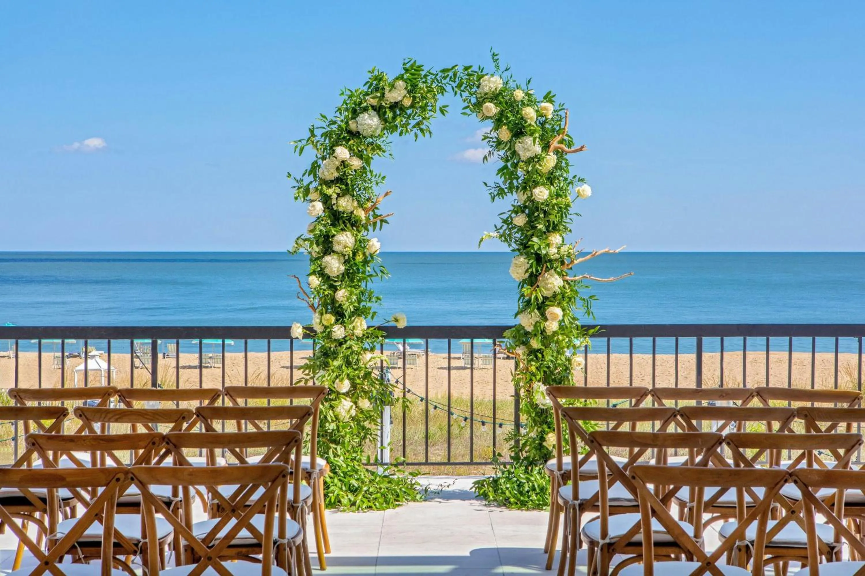Beach in Ashore Oceanfront Hotel