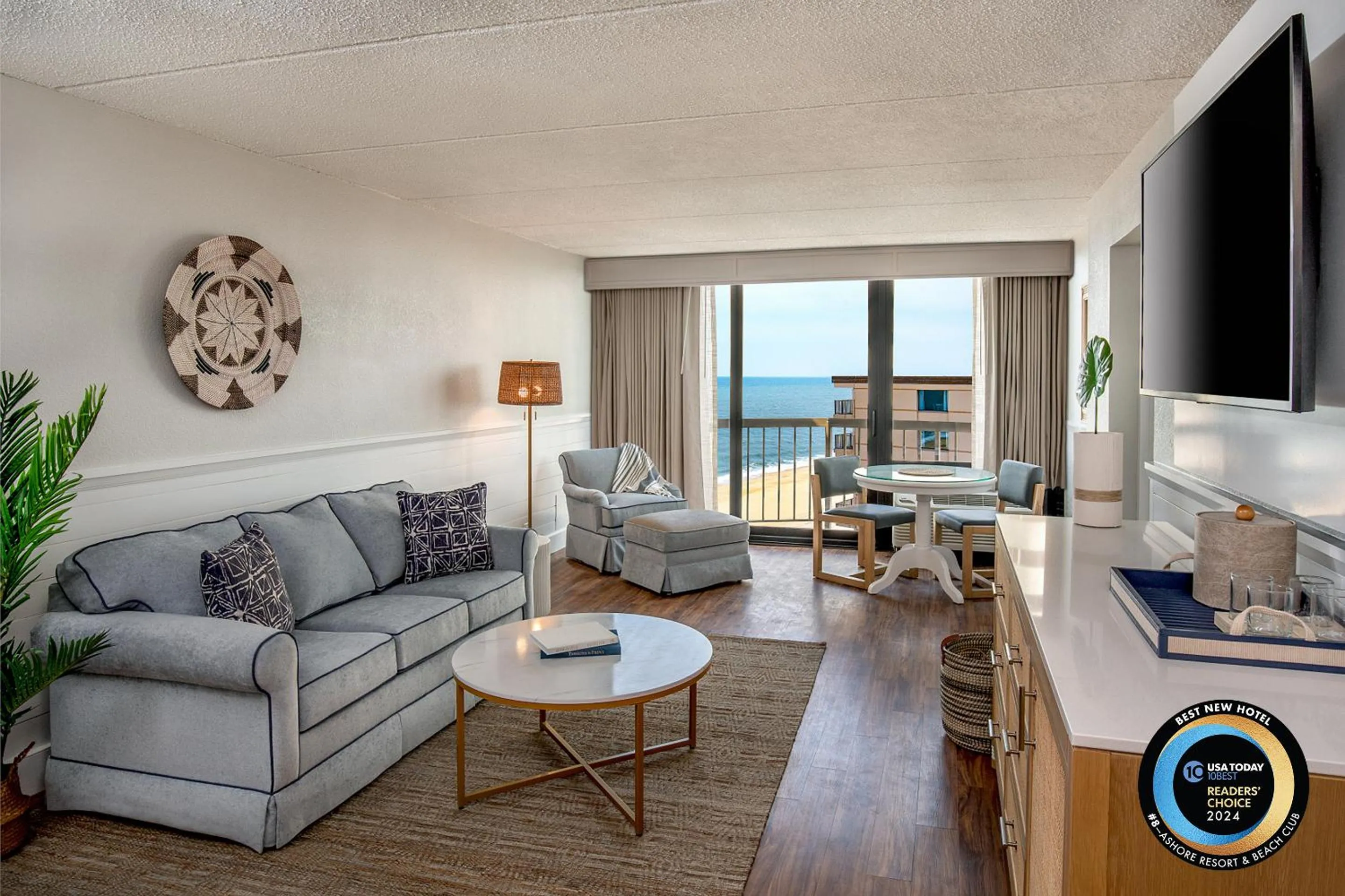 Seating area in Ashore Resort & Beach Club