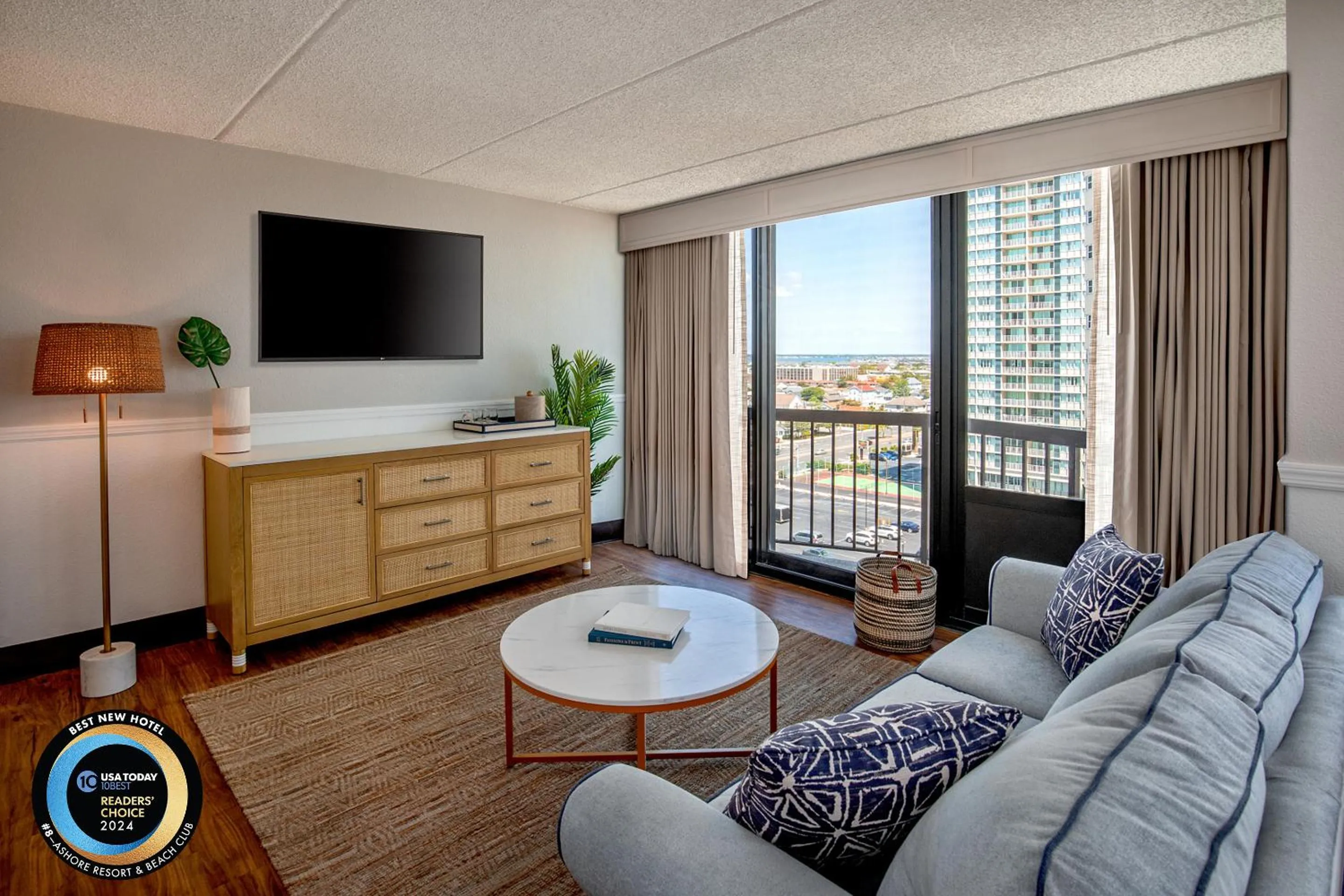 Seating area in Ashore Resort & Beach Club