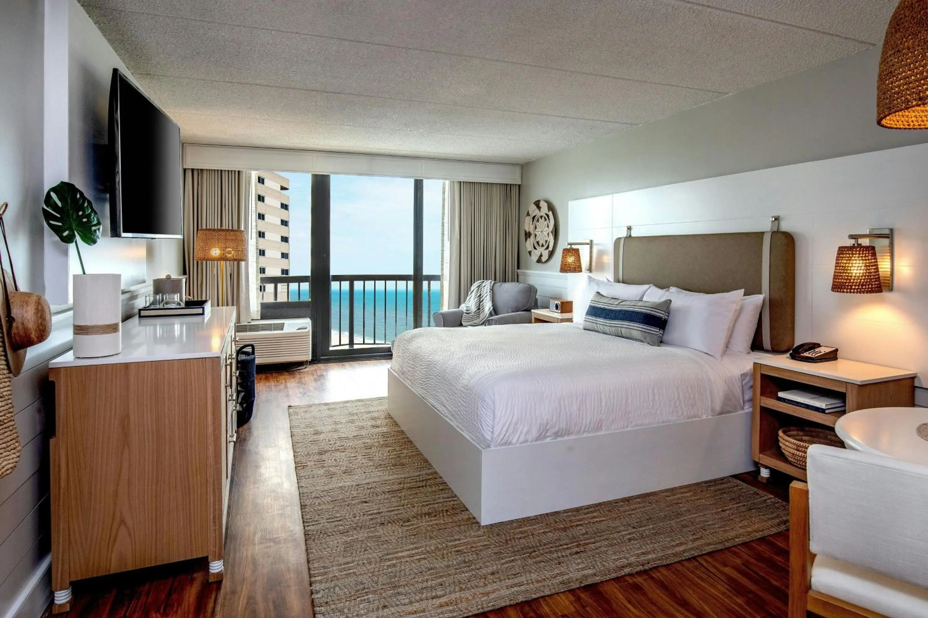 Photo of the whole room, Bed in Ashore Oceanfront Hotel