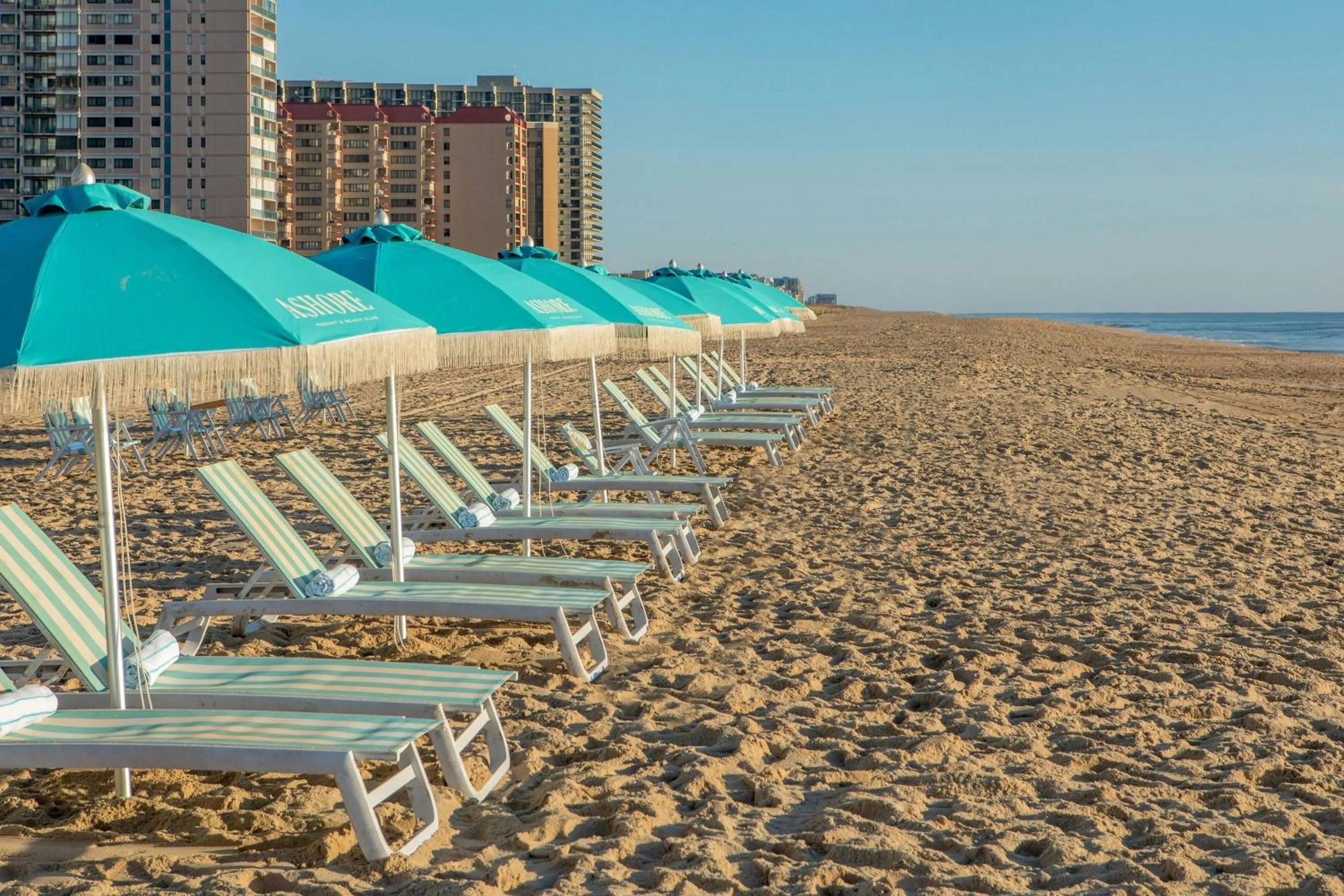 Beach in Ashore Oceanfront Hotel