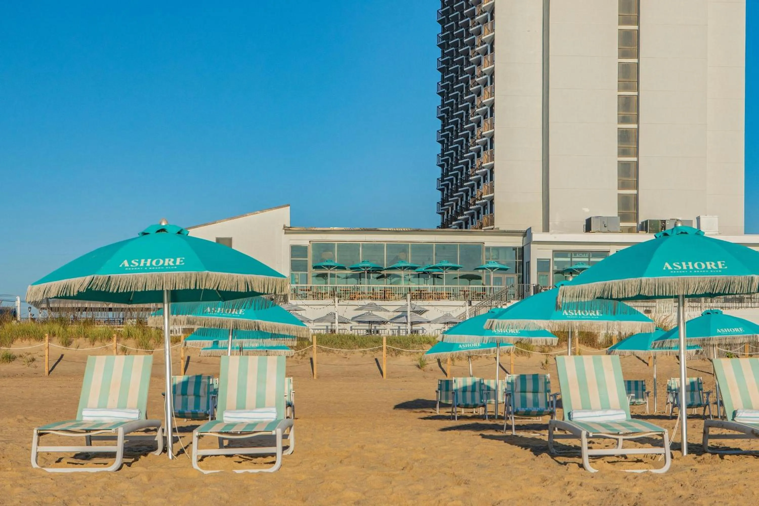 Beach in Ashore Oceanfront Hotel