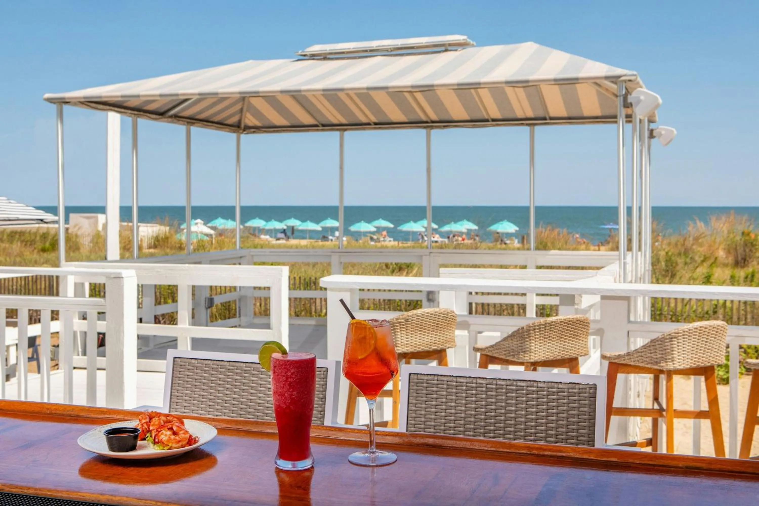 Beach in Ashore Oceanfront Hotel