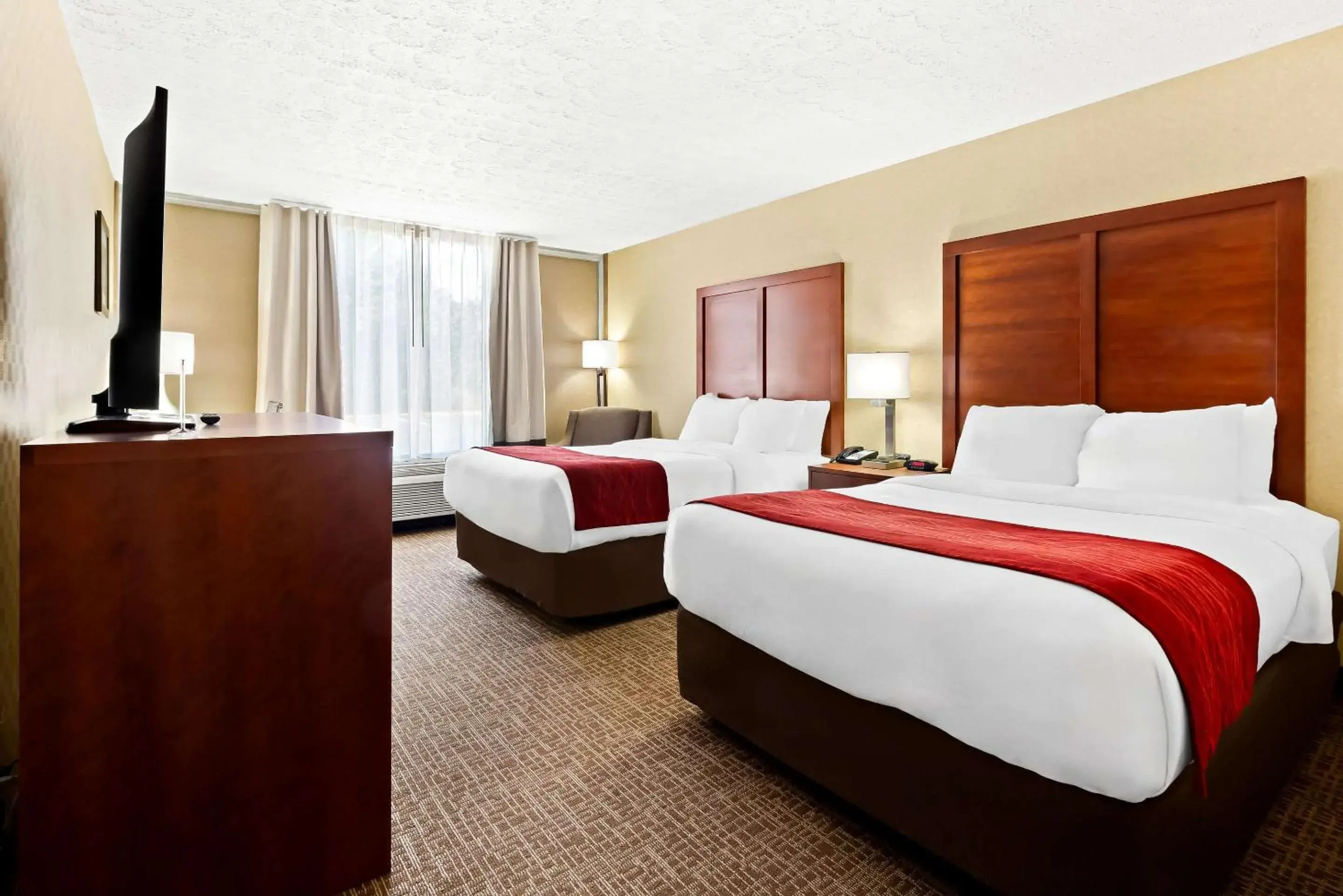 Double Room with Two Double Beds - Non-Smoking in Comfort Inn Grantsville-Deep Creek Lake Double Room with Two Double Beds - Non-Smoking in Comfort Inn Grantsville-Deep Creek Lake