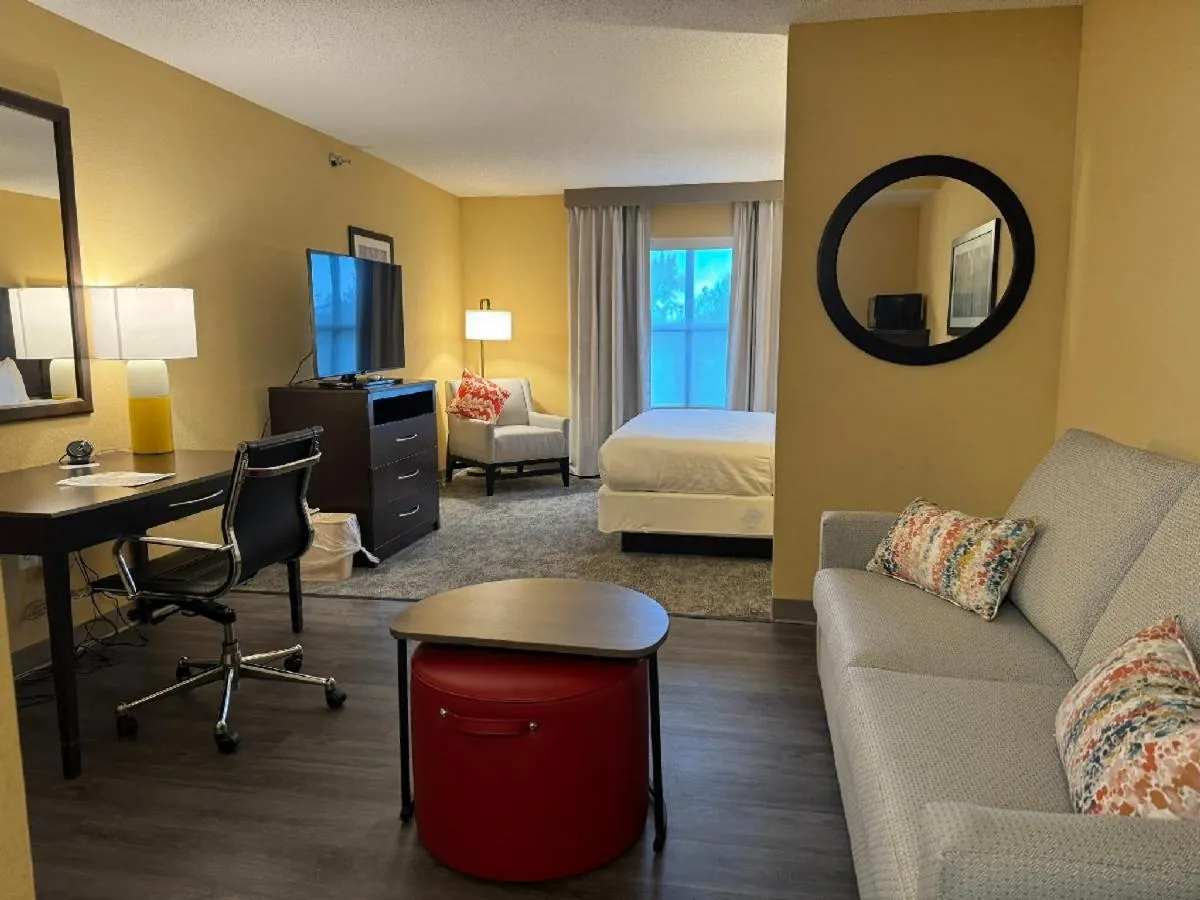 Bed in Comfort Inn & Suites Lexington Park near Pax River