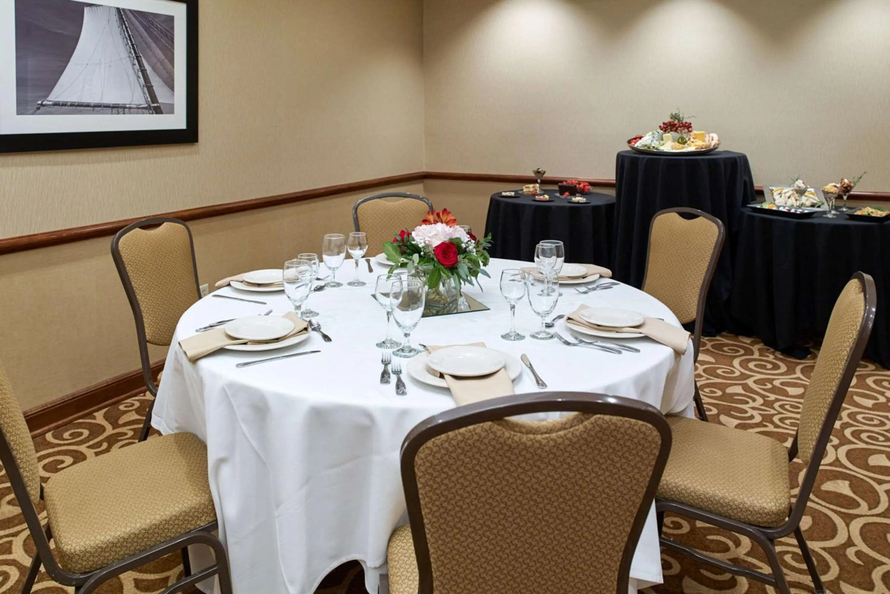 On site in Clarion Hotel Portland Airport ME