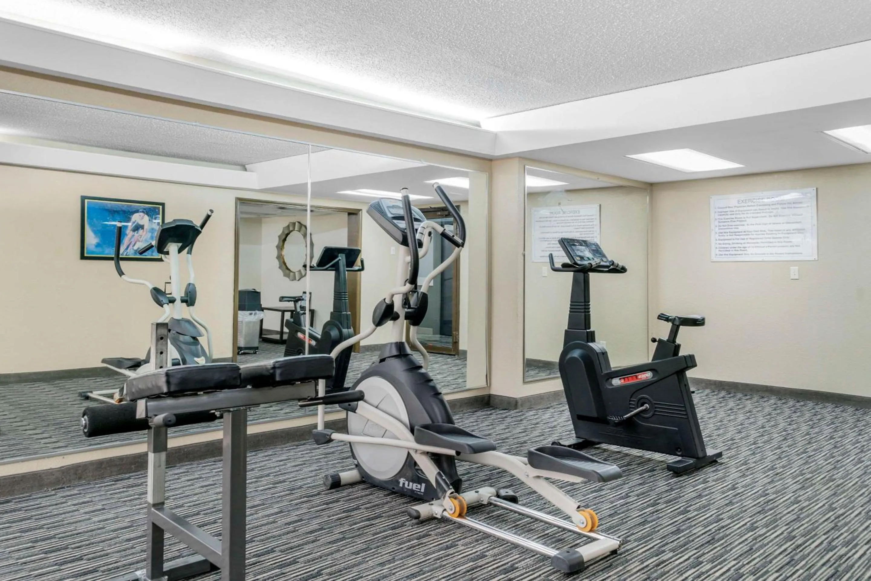 Fitness centre/facilities in Quality Inn & Suites Banquet Center