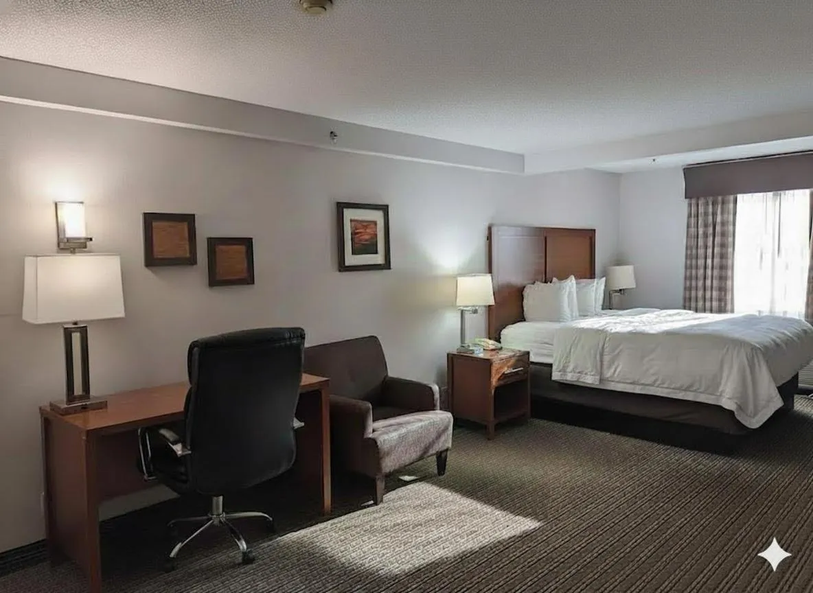 Bed in Country Inn & Suites by Radisson, Battle Creek, MI