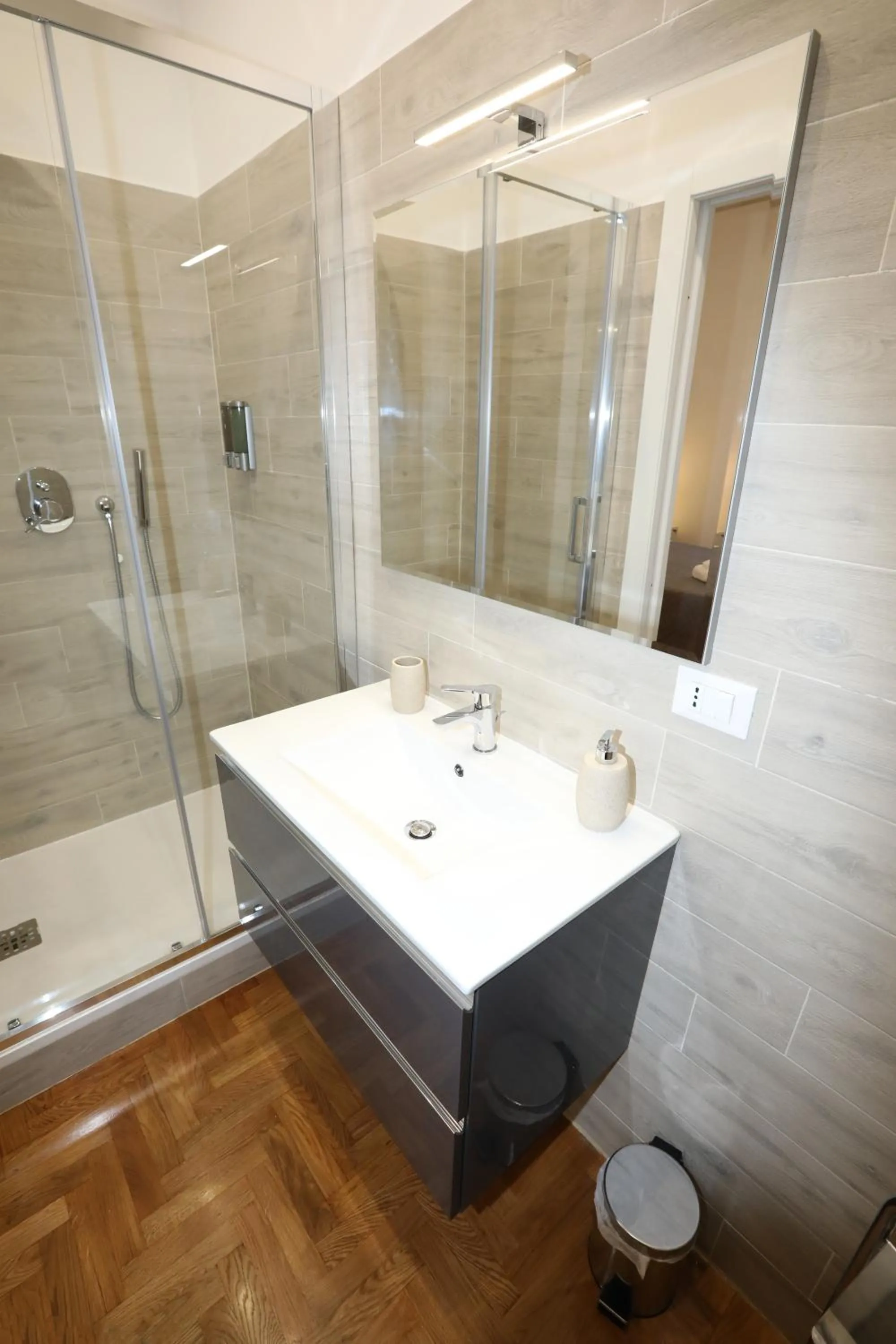 Shower in Unique luxury apartment and rooms