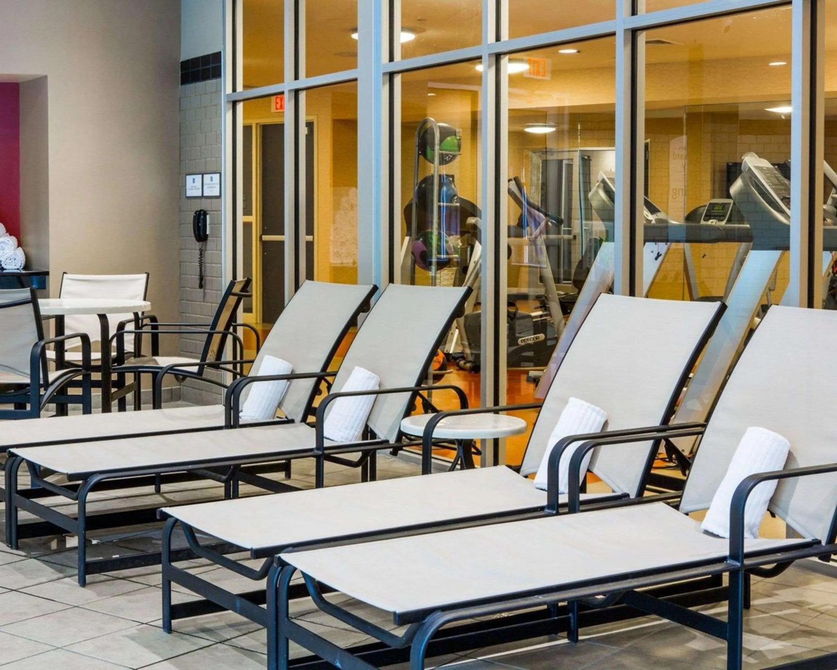 Swimming pool in Cambria Hotel Traverse City