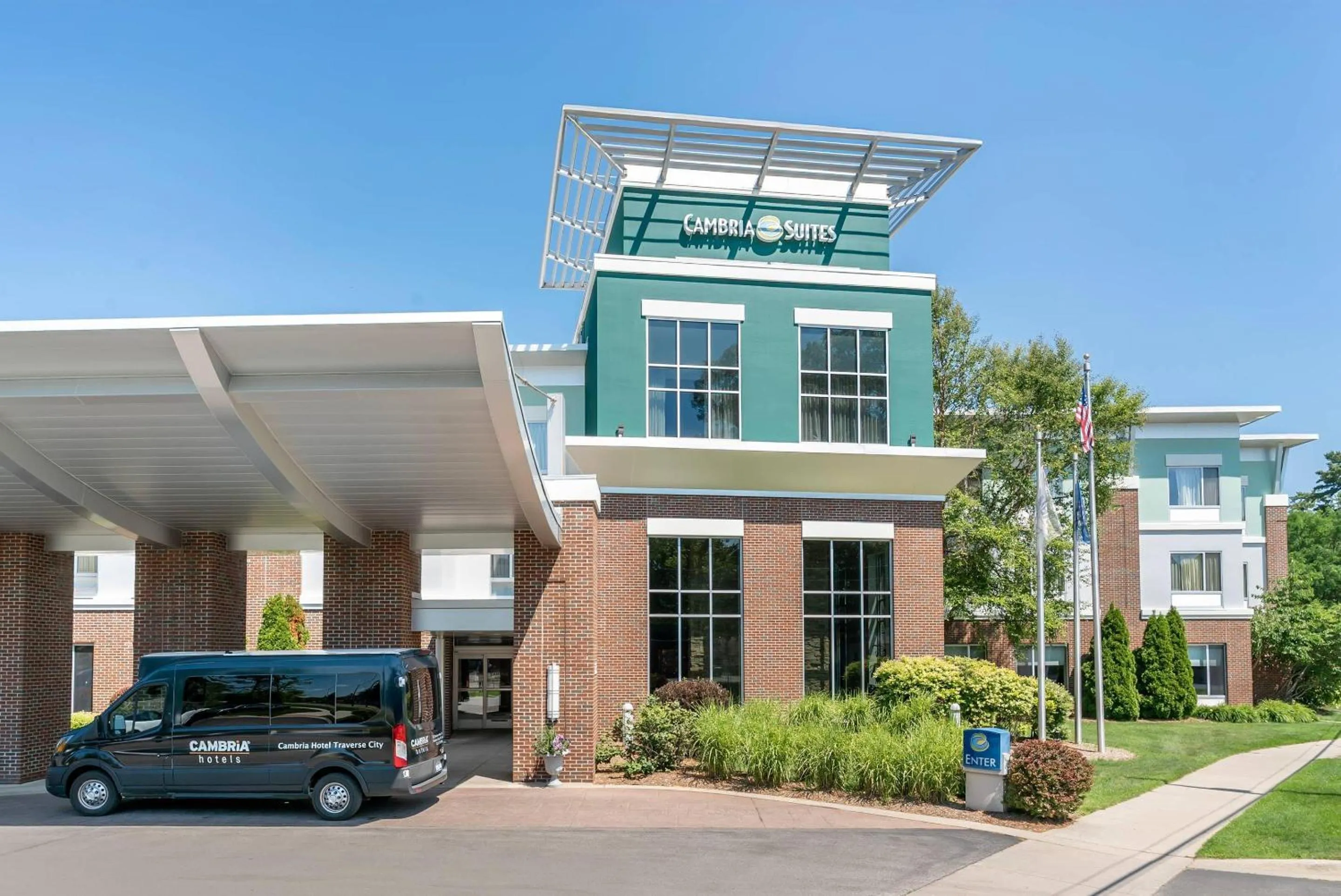 Property building in Cambria Hotel Traverse City