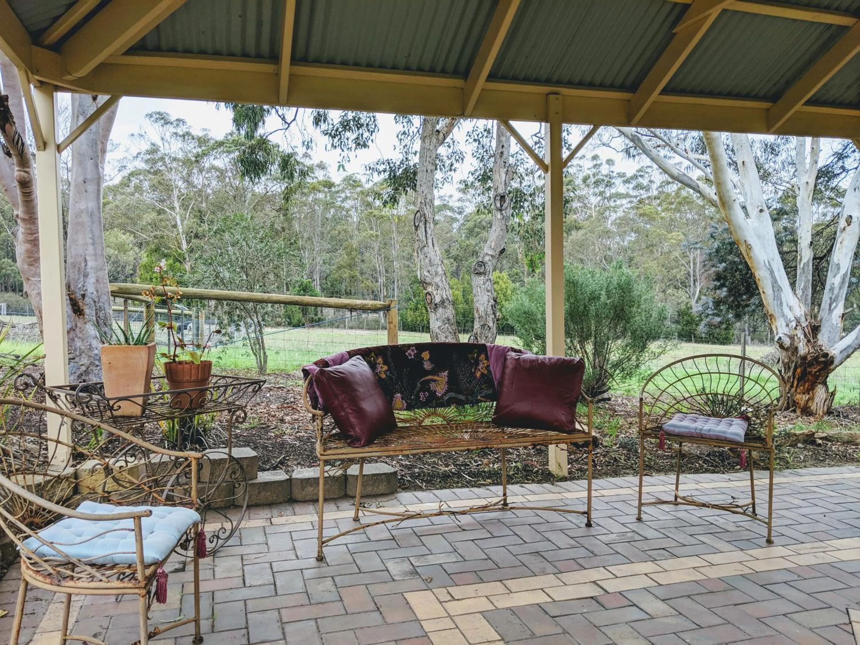 BBQ facilities in Nicholson BnB and Arts Centre