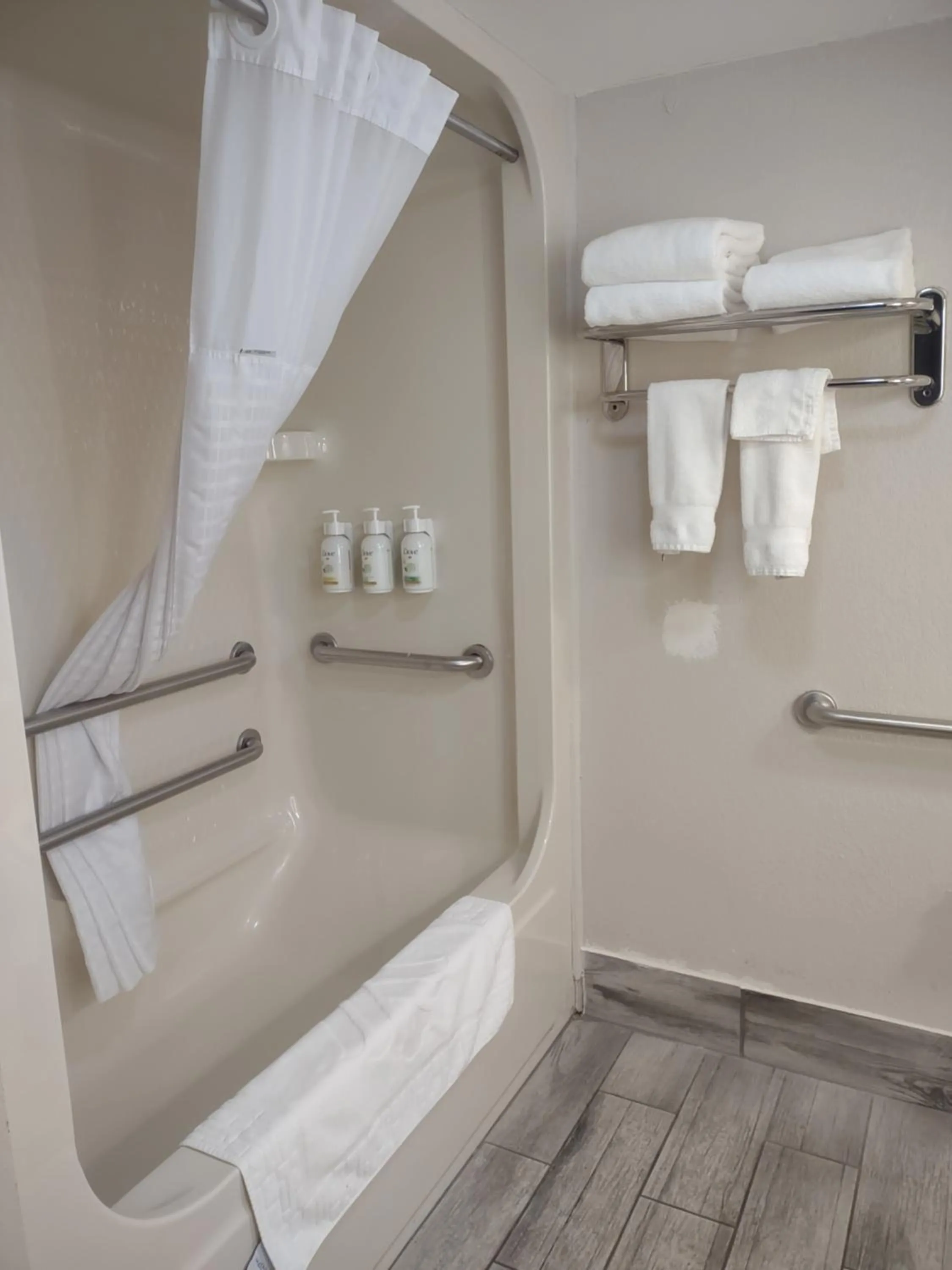 Shower in Baymont by Wyndham Flat Rock