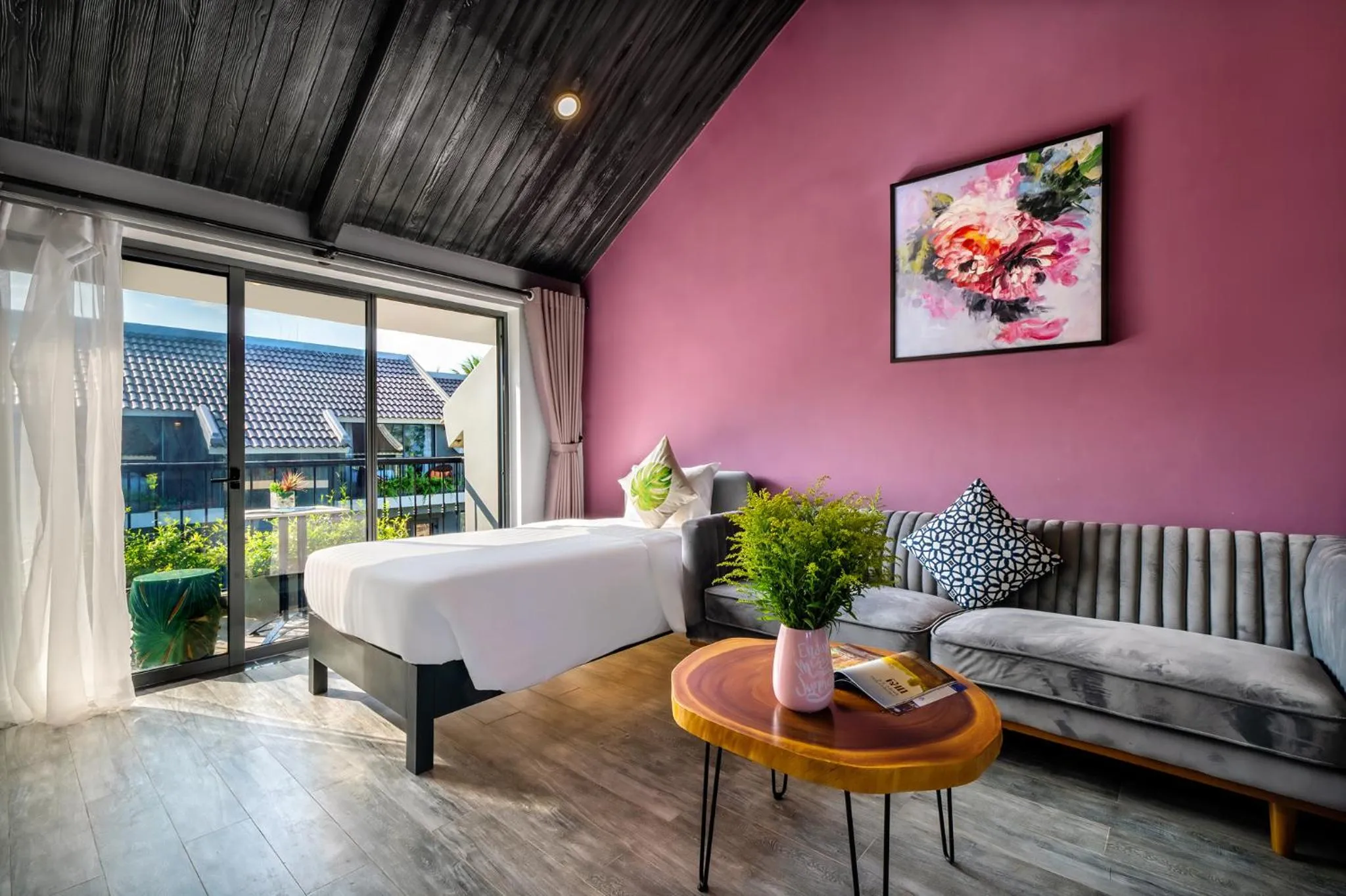 View (from property/room), Bed in Sea Lavie Boutique Resort & Spa