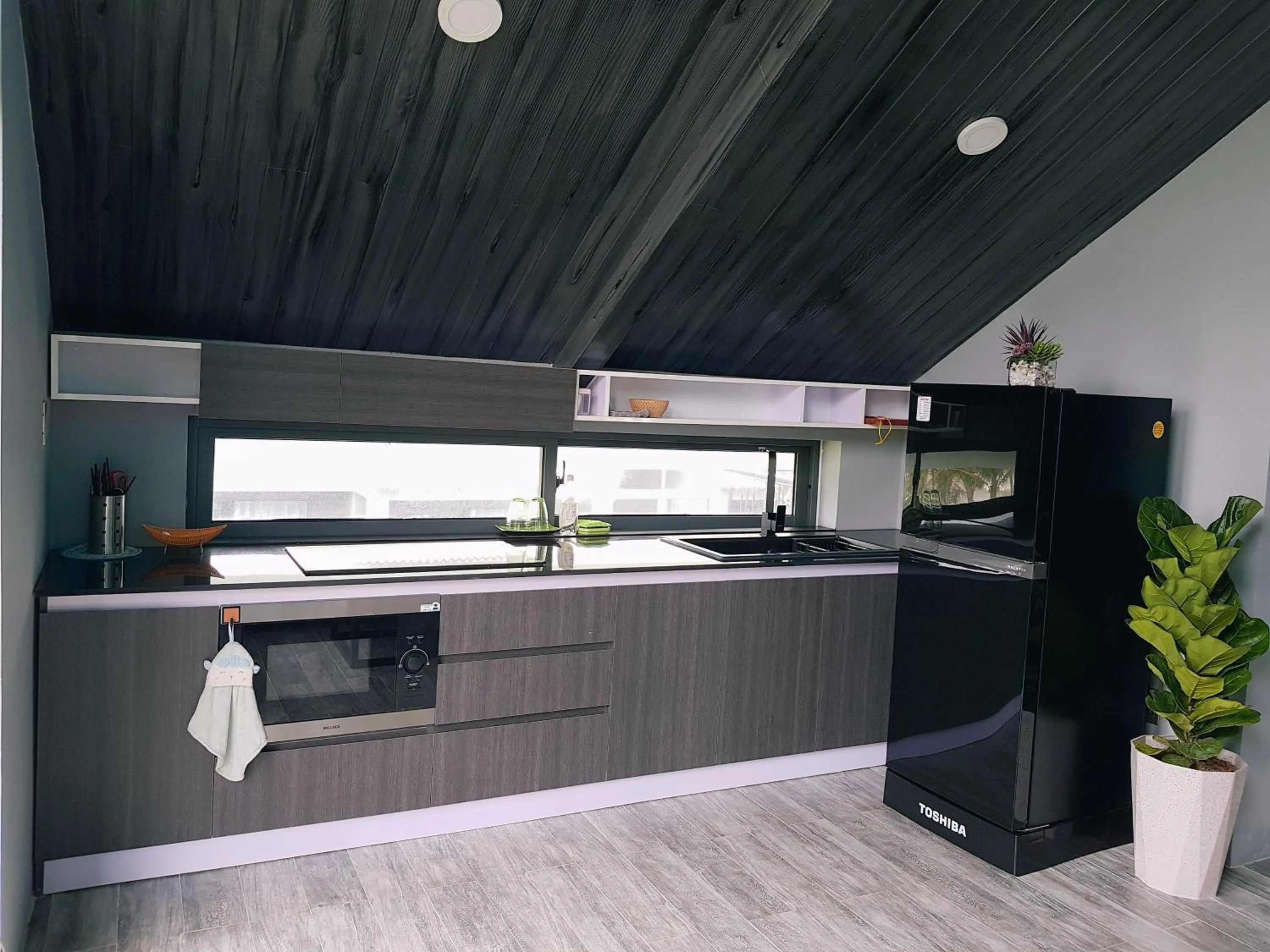 Kitchen or kitchenette in Sea Lavie Boutique Resort & Spa