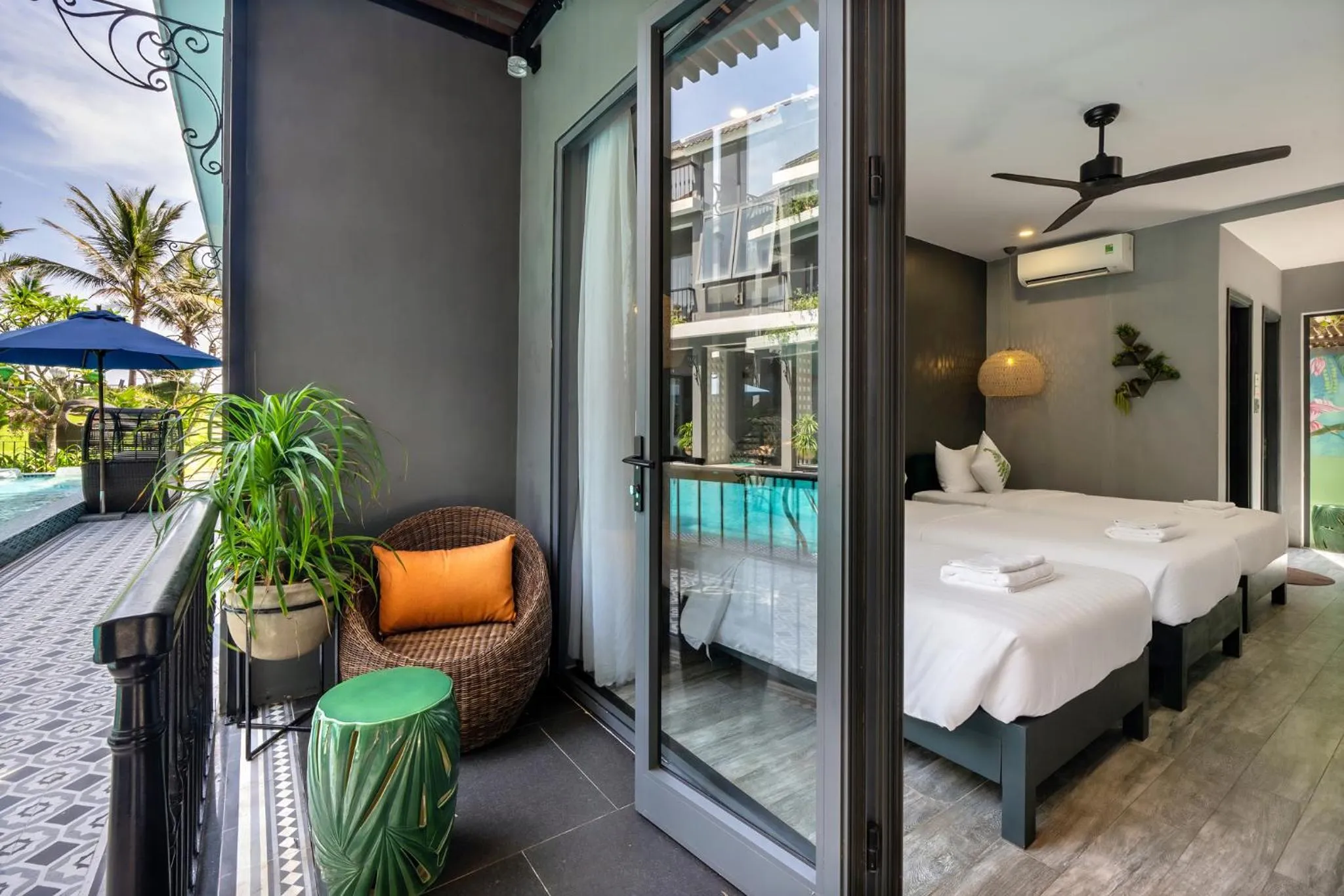 View (from property/room), Bed in Sea Lavie Boutique Resort & Spa